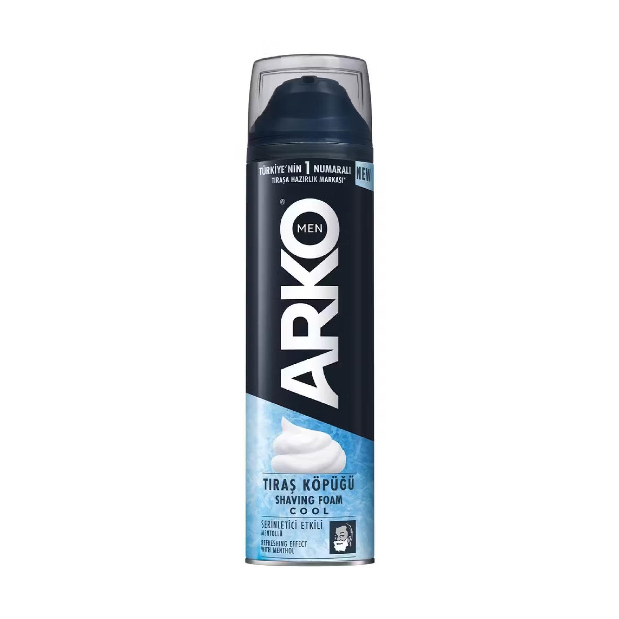 Arko Men Cool Shaving Foam Serinletici Tıraş Köpüğü 200ml