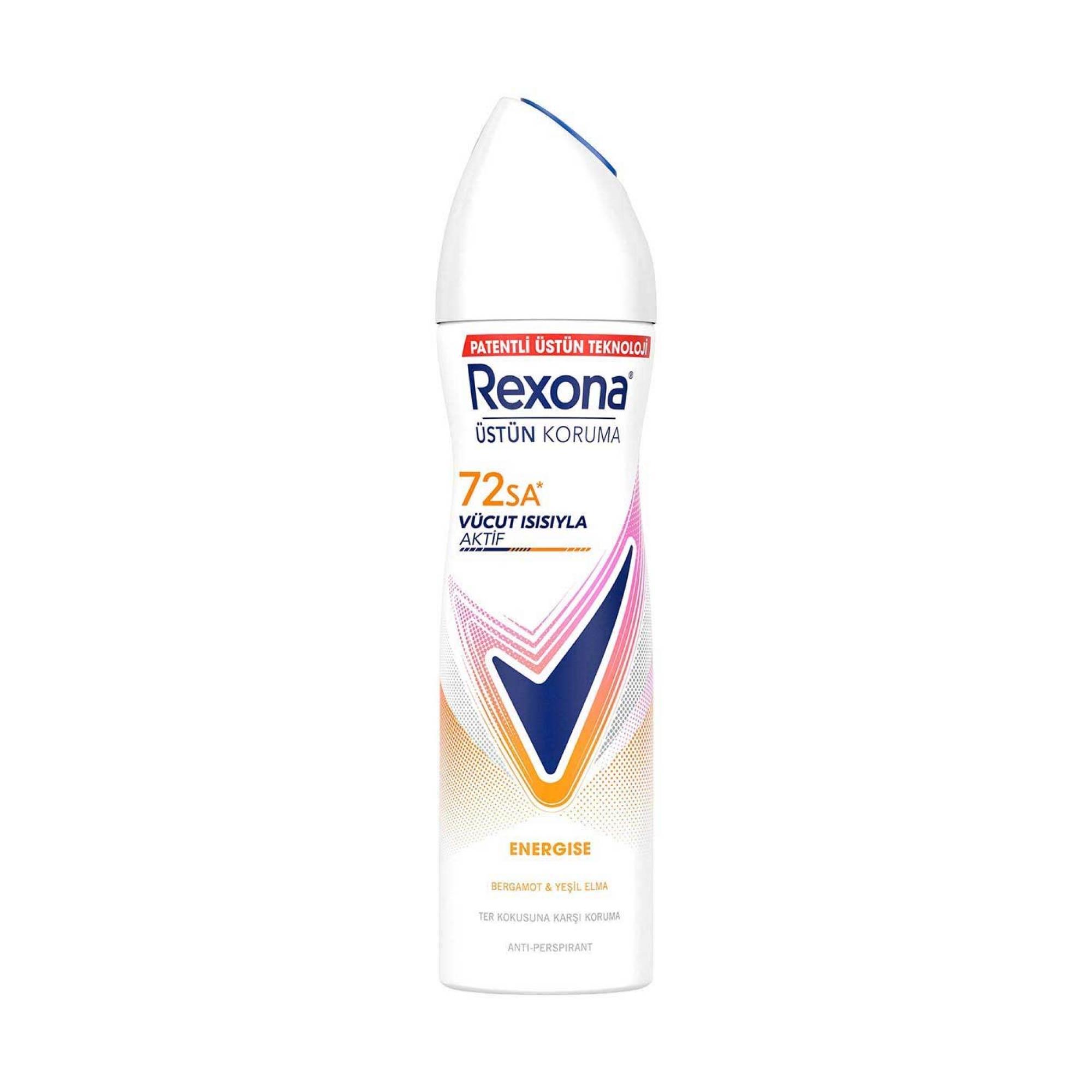 Rexona Deodorant Energise Bergamot & Yeşil Elma Kadın 150ml