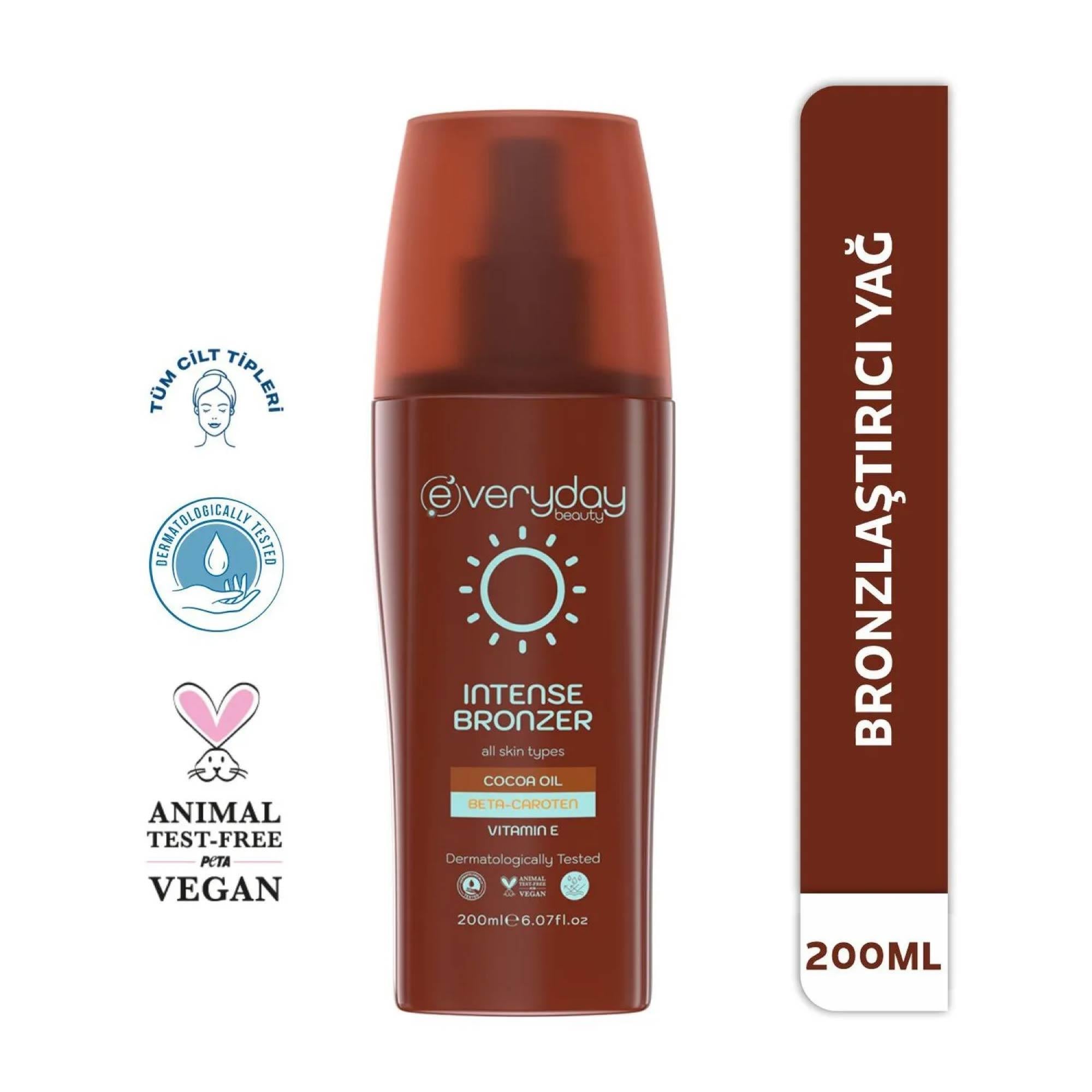 Everyday Beauty Yogun Bronzlaştırıcı Beta Karoten&Kakao Yağı 200 ml 