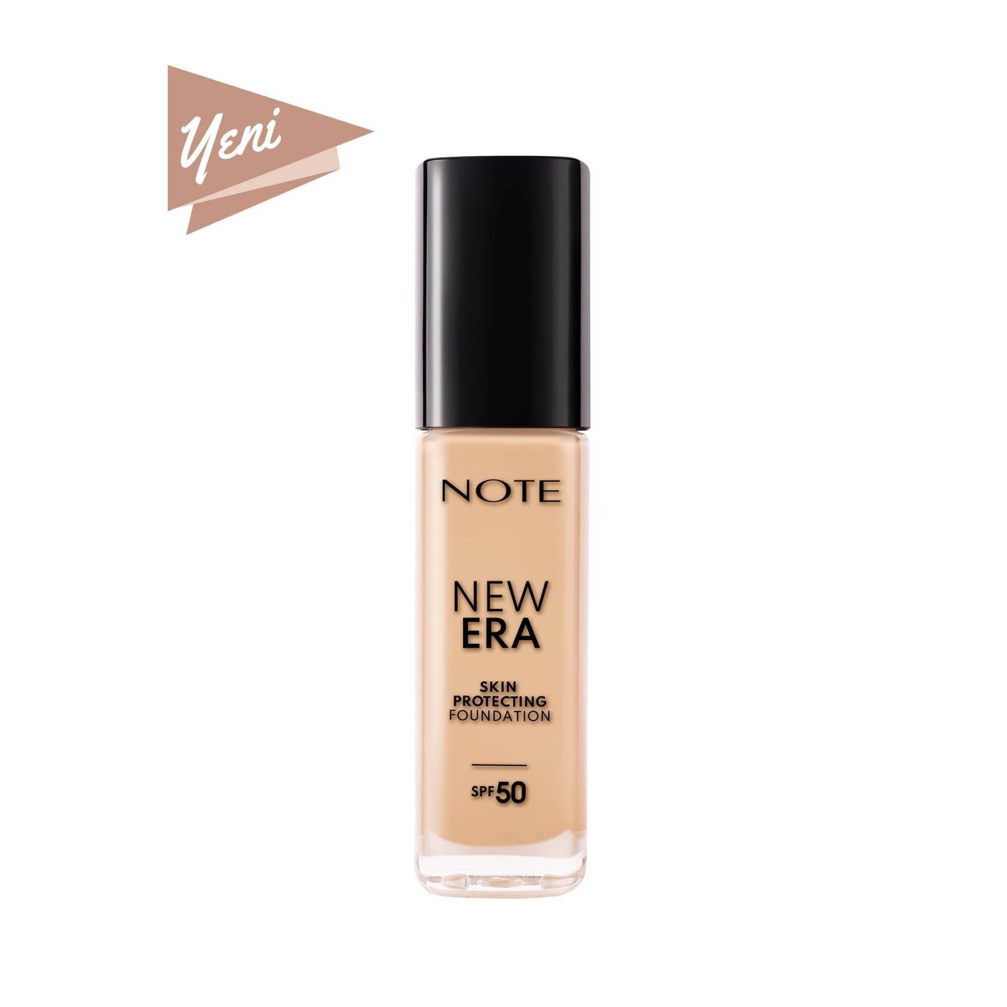 Note New Era Skin Protecting Fondöten 120 Natural Beige SPF + 50 30 ml	