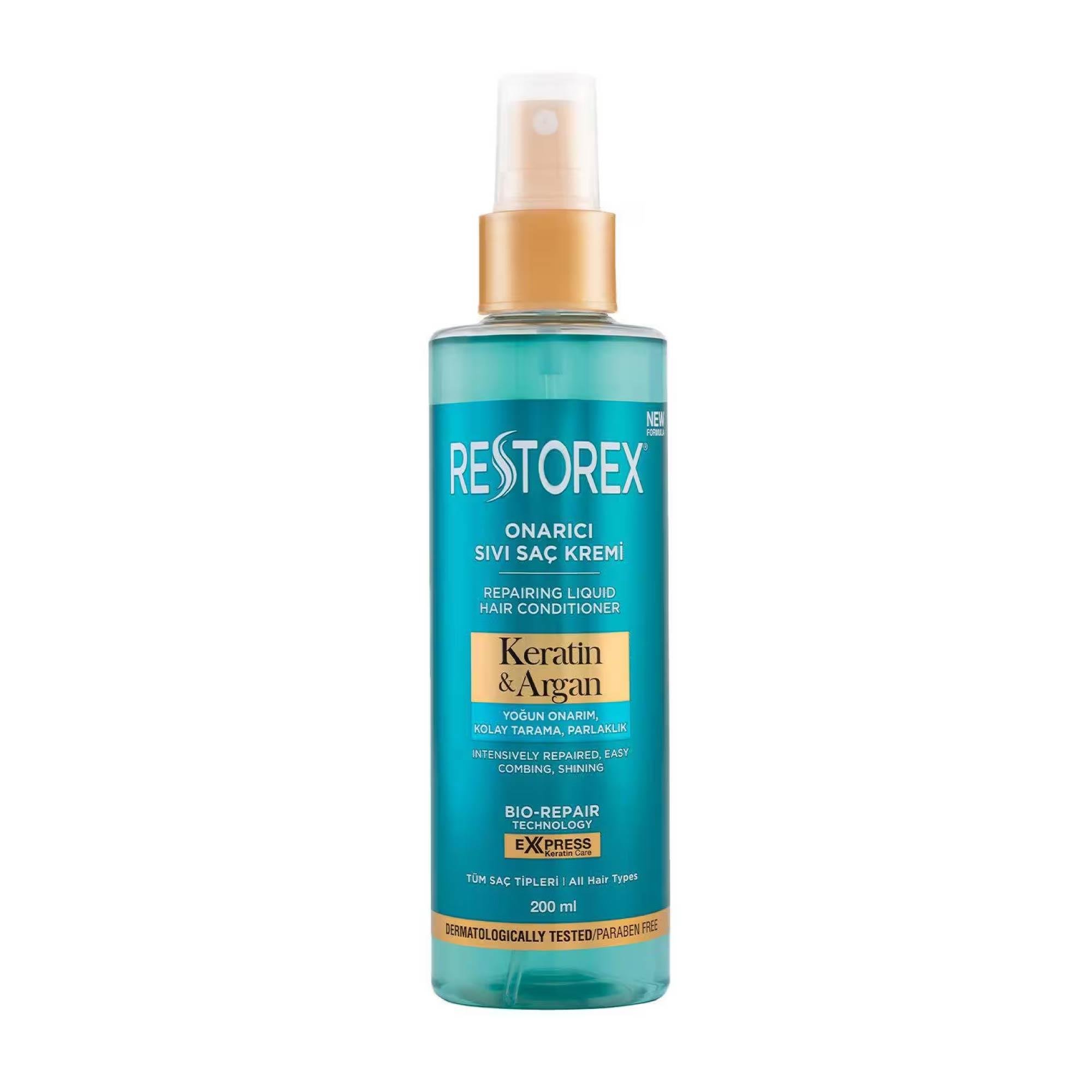 Restorex Onarıcı Keratin & Argan Sıvı Saç Kremi 200 Ml