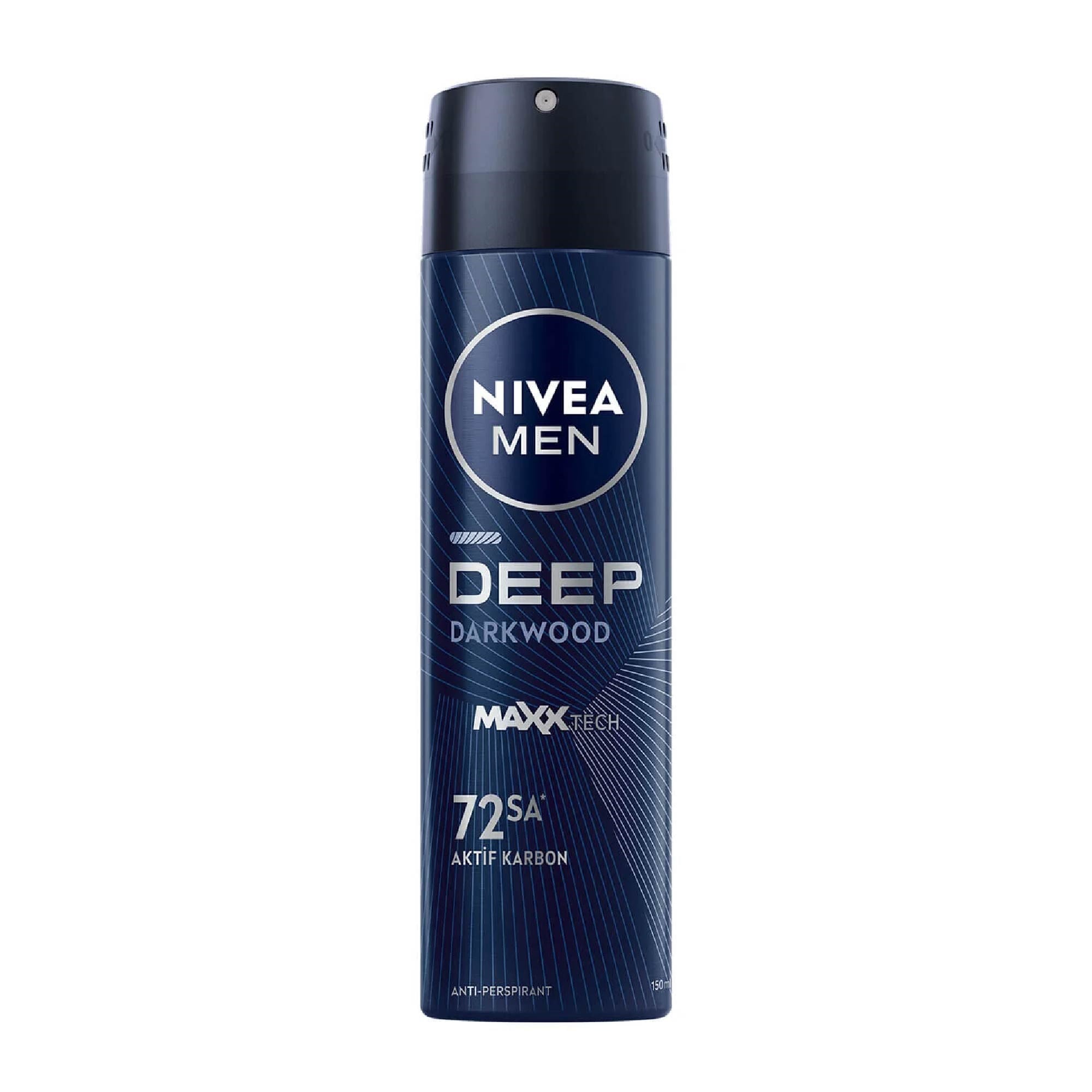 Nivea Men Deodorant Deep Dimension Dark Wood 150ml
