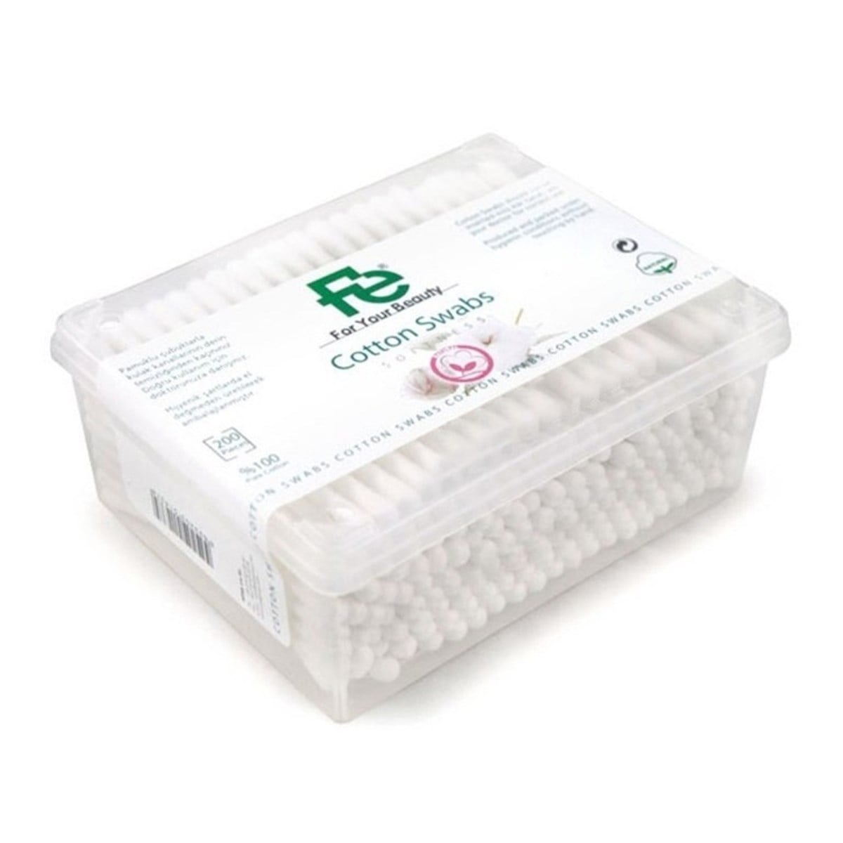 Fe Cotton Swabs Kulak Çubuğu 200'lü