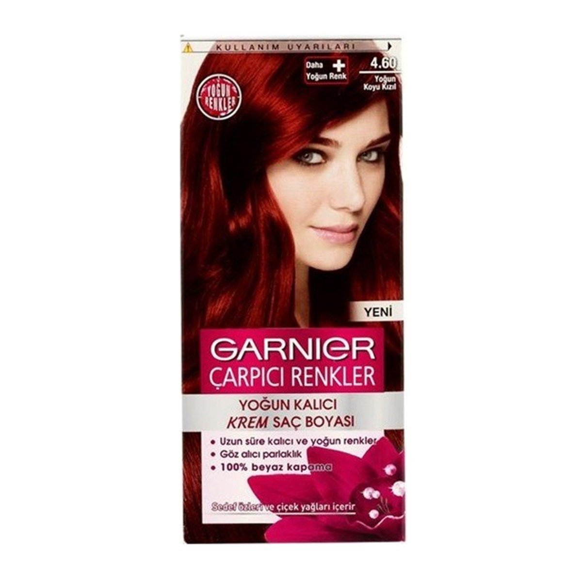 Garnıer Çarpıcı Renkler Saç Boyası 4,60 Yoğun Koyu Kızıl