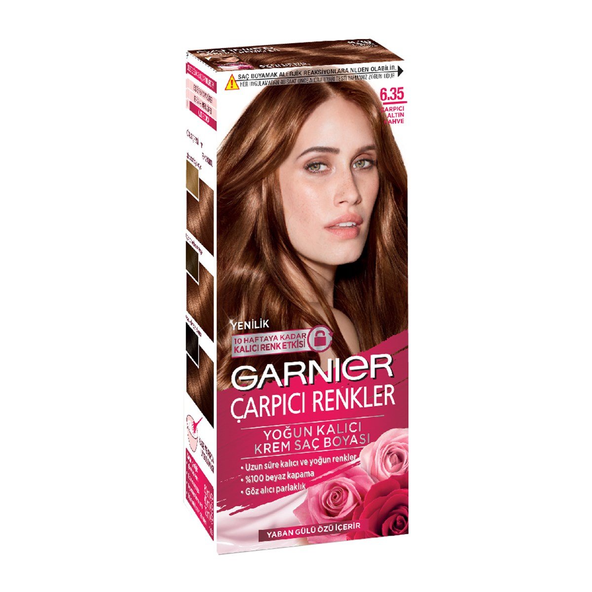 Garnier Çarpıcı Renkler Saç Boyası Çarpıcı Altın Kahve 6/35