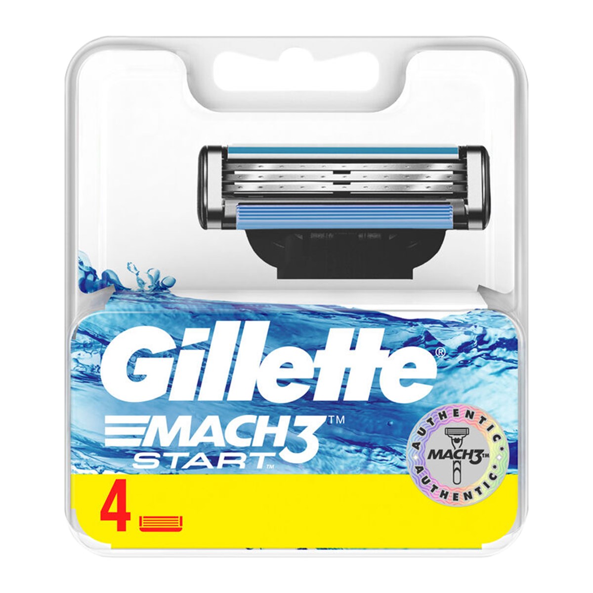 Gillette Mach3 Smart Yedek Tıraş Bıçağı 4'lü