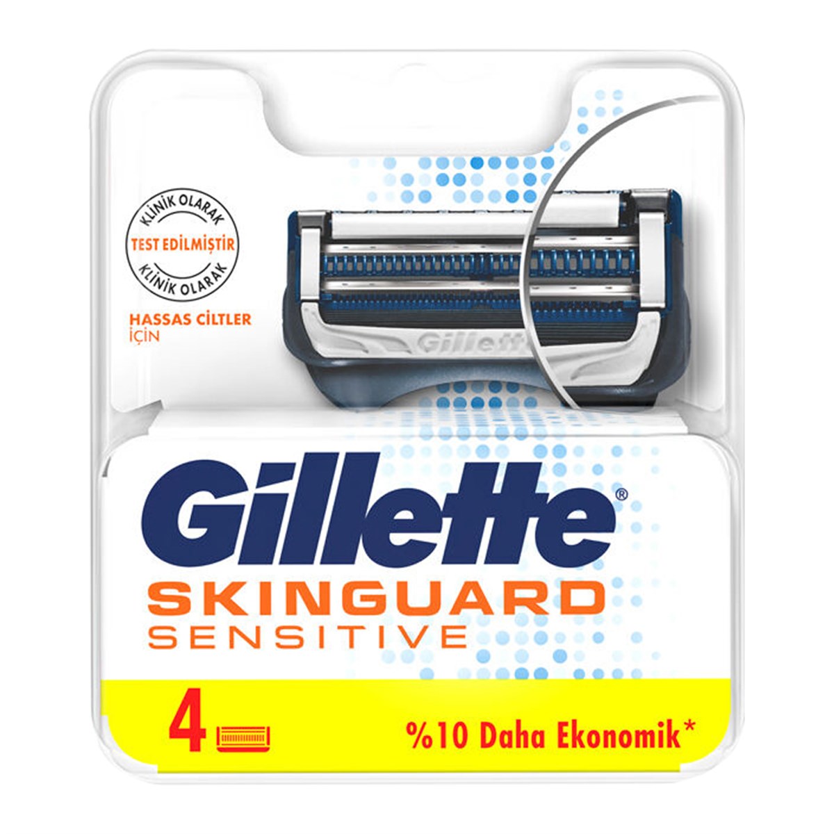 Gillette Skınguard Sensıtıve  Yedek Tıraş Bıcağı 4'lü