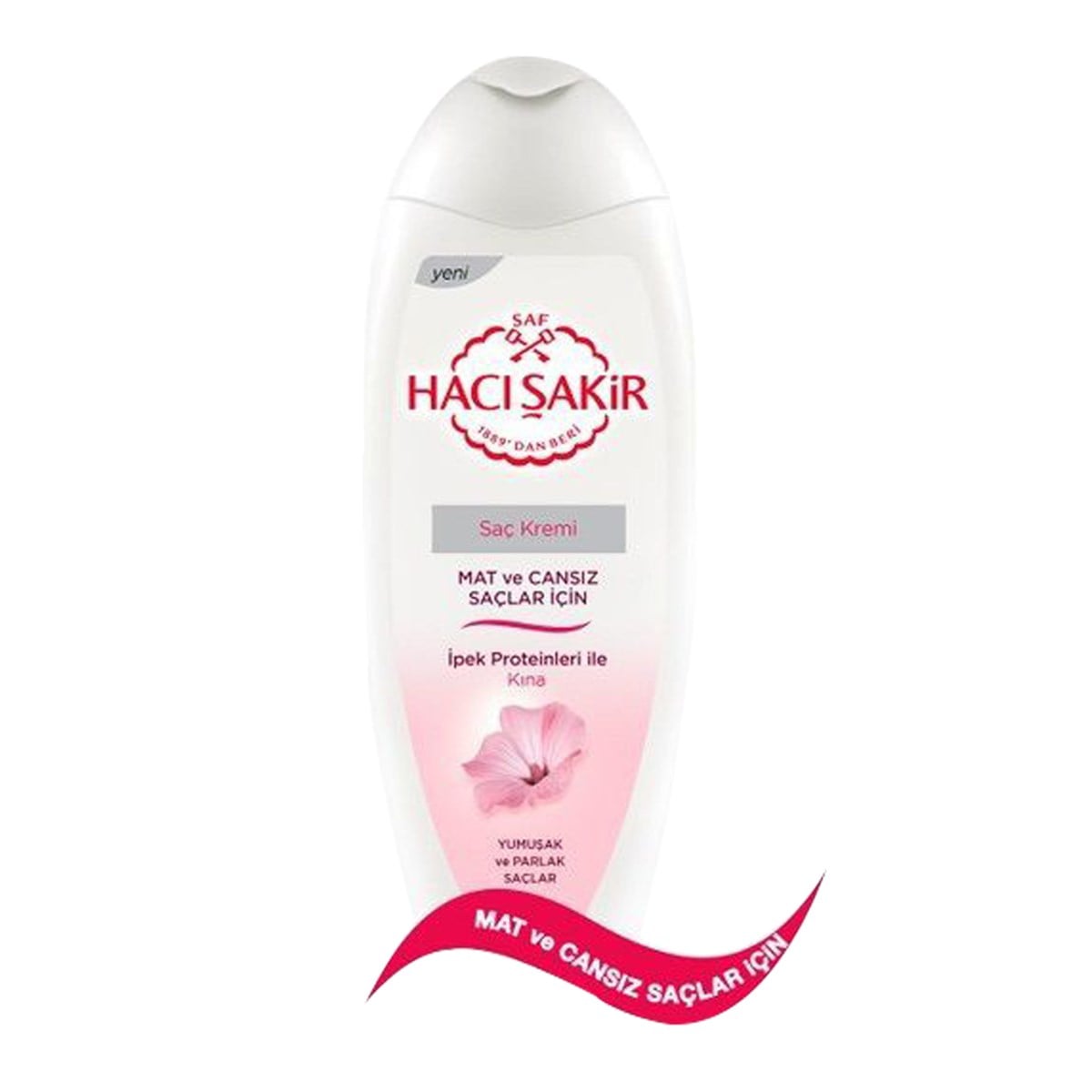 Hacı Şakir Saç Kremi İpek Proteinleri ile Kına Mat ve Cansız Saçlar İçin 450ml