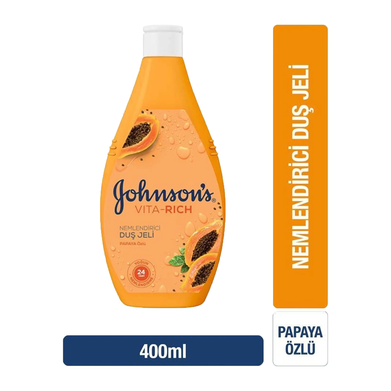 Johnson's Vita-Rich Duş Jeli Nemlendirici Papaya 400 ml	