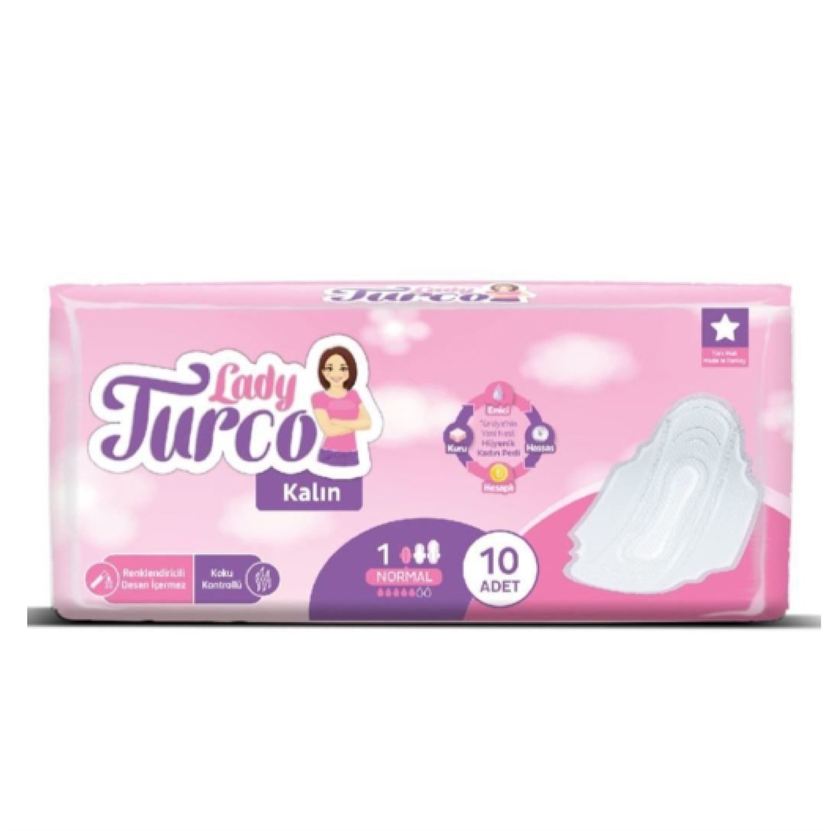 Lady Turco Ultra Kalın Ped Normal 10'lu
