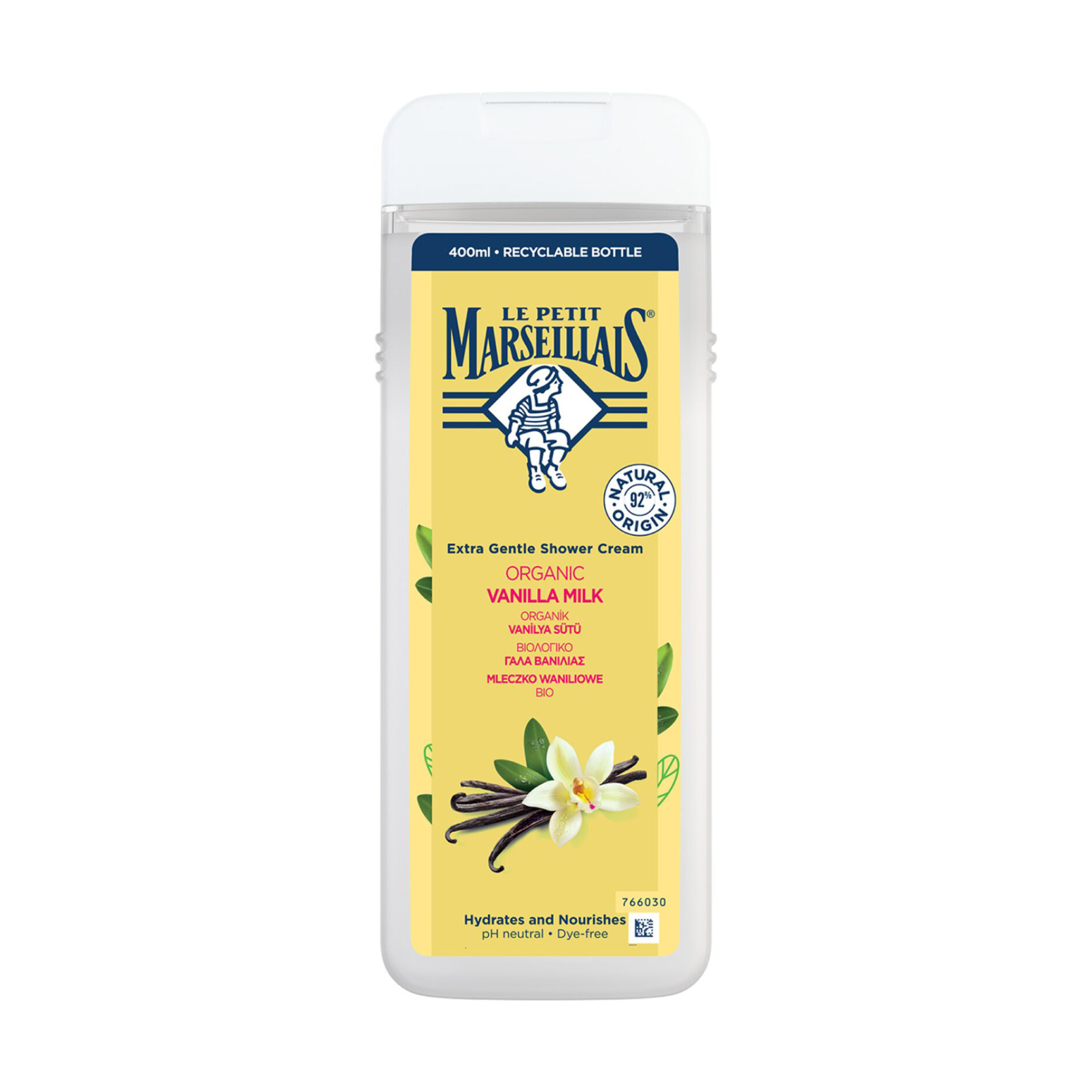 Le Petit Marseillais Vanilya Sütü Duş Jeli 400 ml 