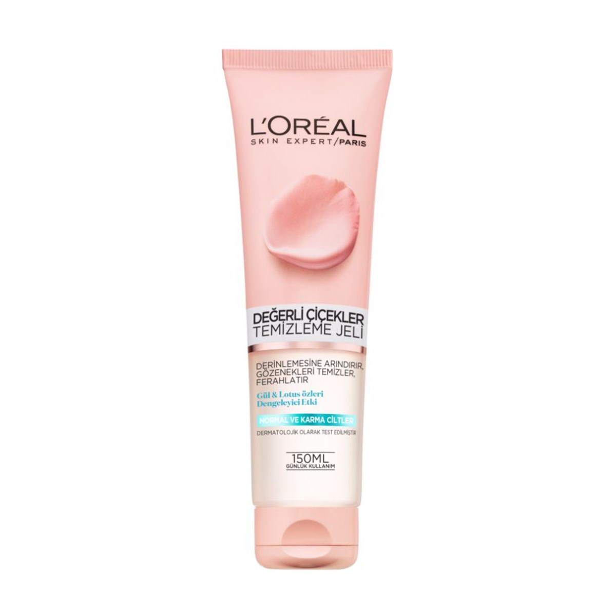 Loreal Paris Değerli Çiçekler Normal ve Karma Ciltler Temizleme Jeli 150 Ml