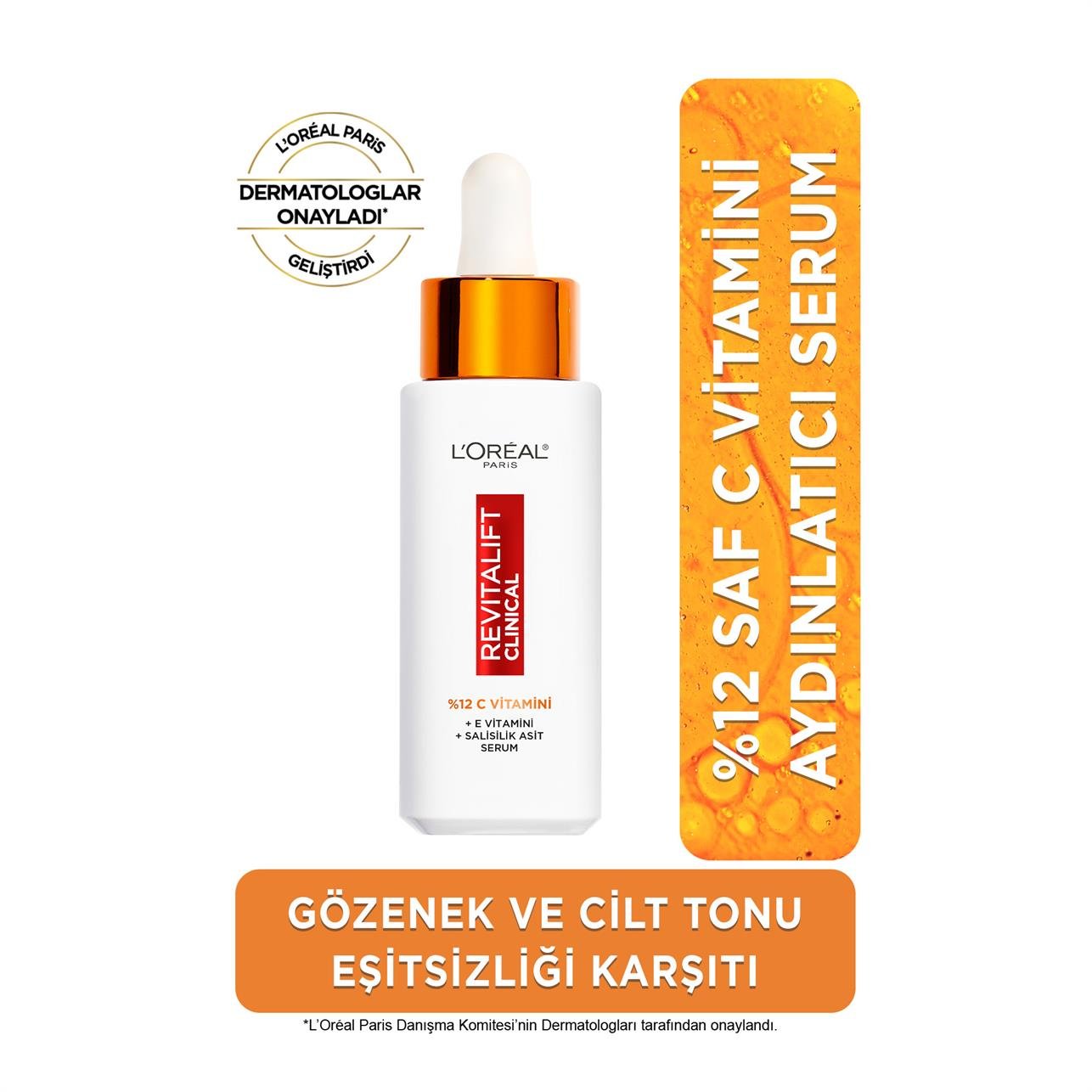 Loreal Paris Revitalift Clinical C Vitamini Aydınlatıcı Serum 30 ml