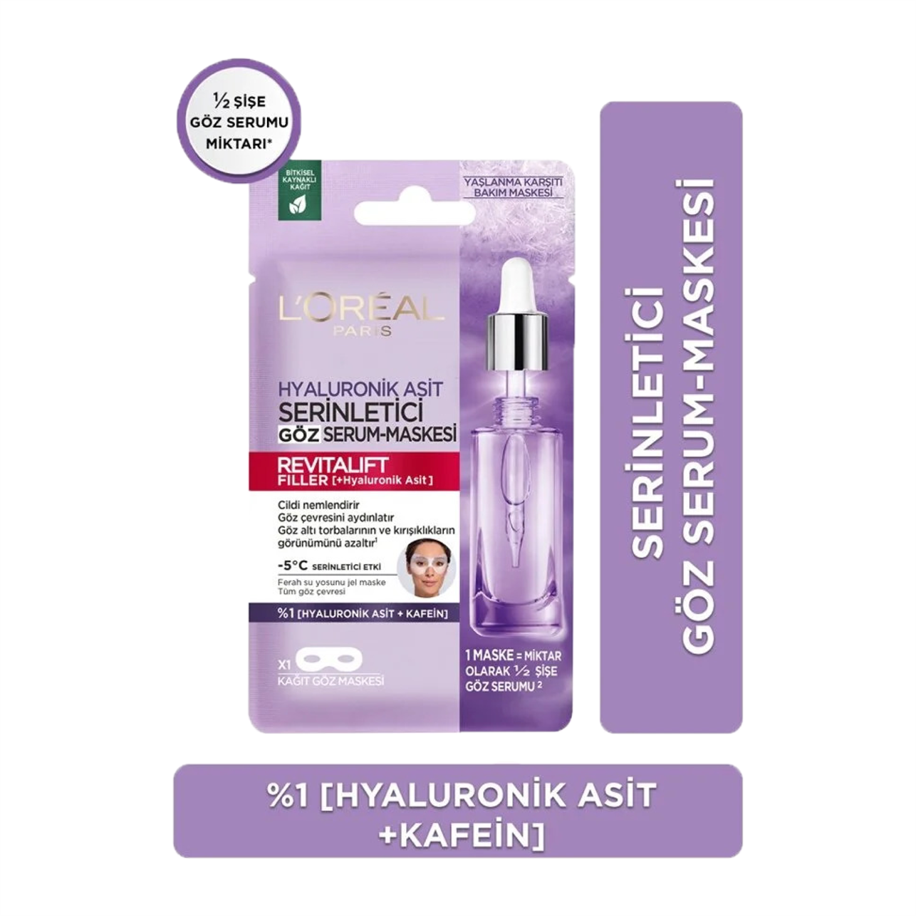 Loreal Paris Revitalift Filler Serinletici Kırışıklık Karşıtı Serum Göz Maskesi