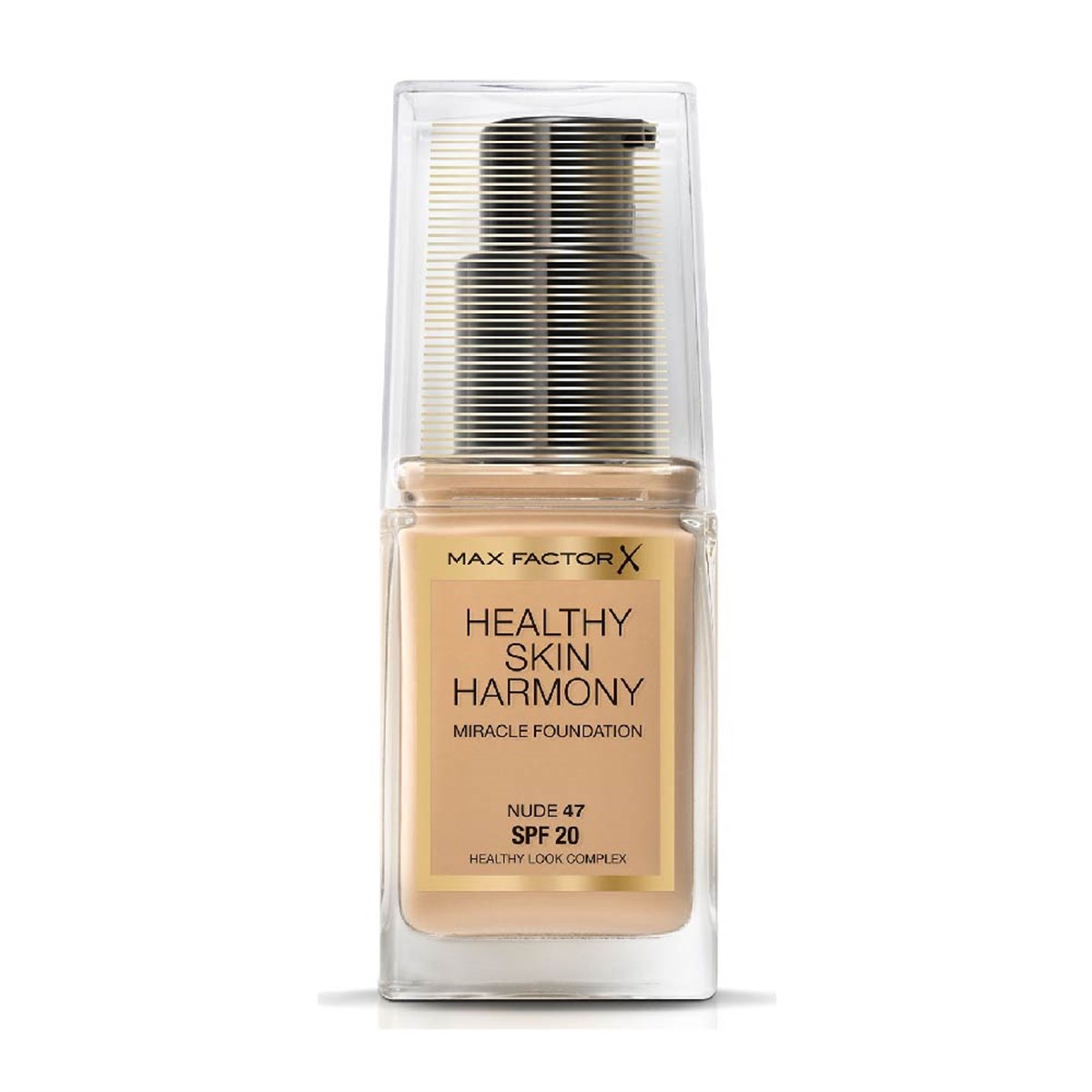 Max Factor Healthy Skin Harmony Miracle Foundation Fondöten 47 Nude