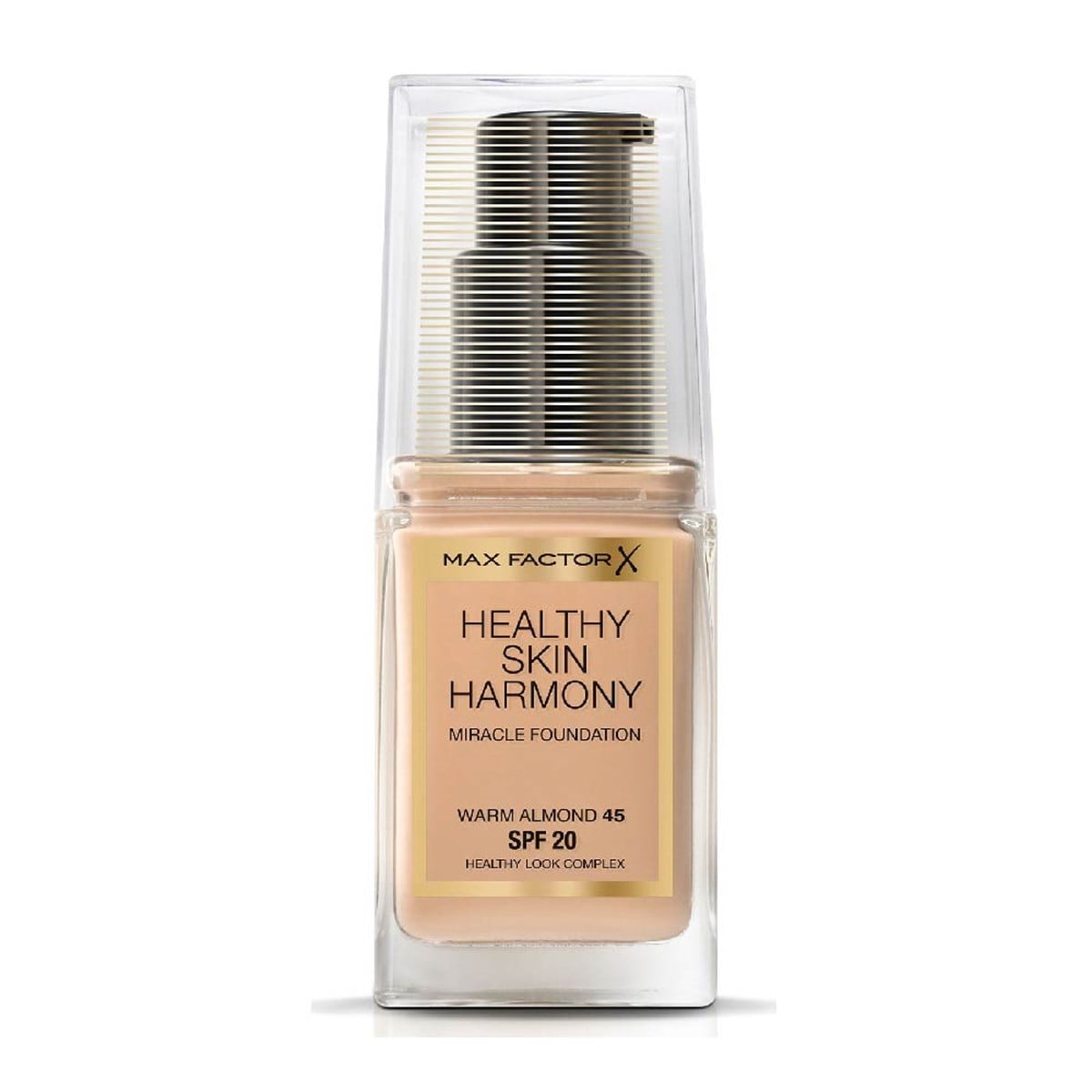 Max Factor Healthy Skin Harmony Miracle Foundation Fondöten 45 Warm Almond