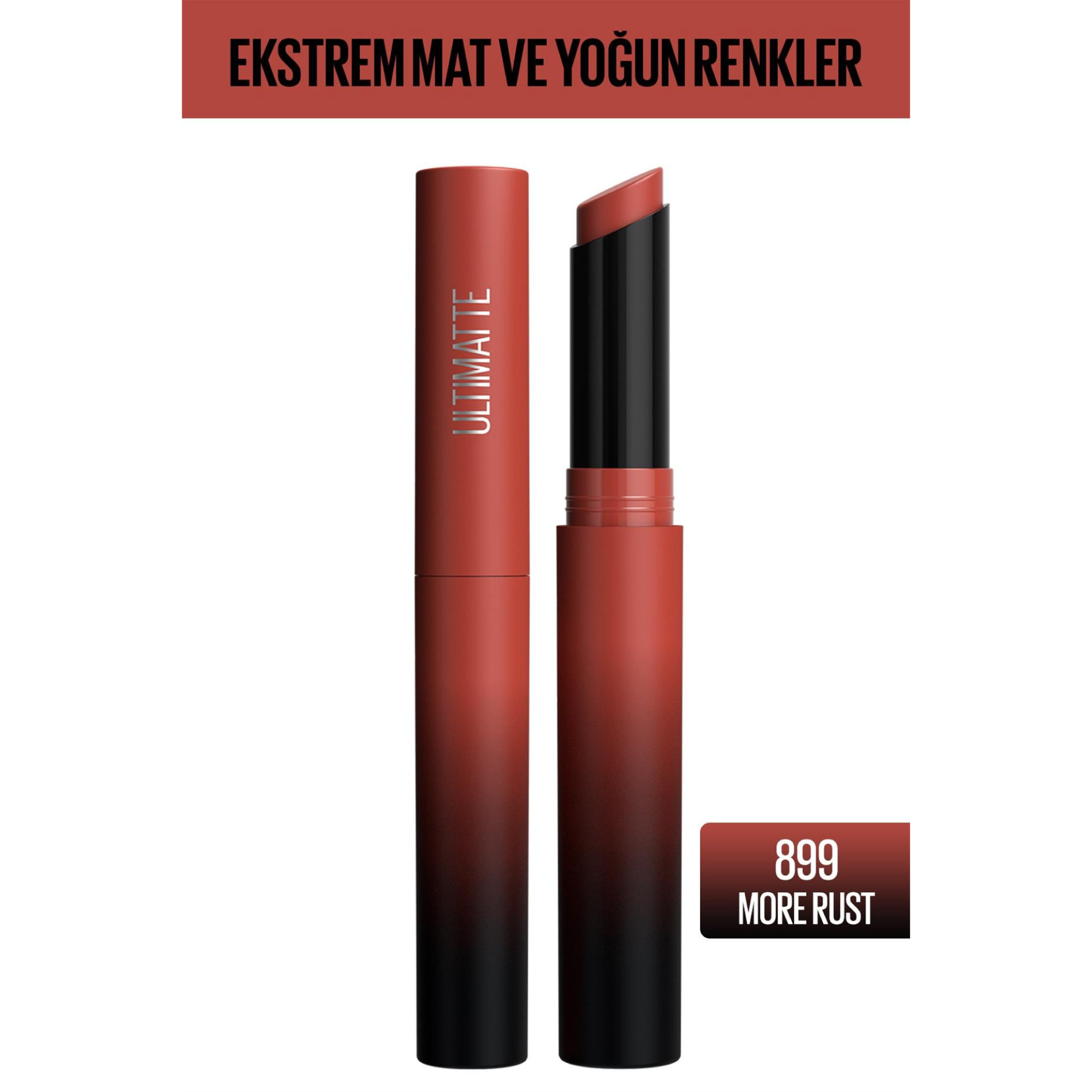 Maybelline New York Color Sensational Ultimatte Mat Ruj-899 More Rust