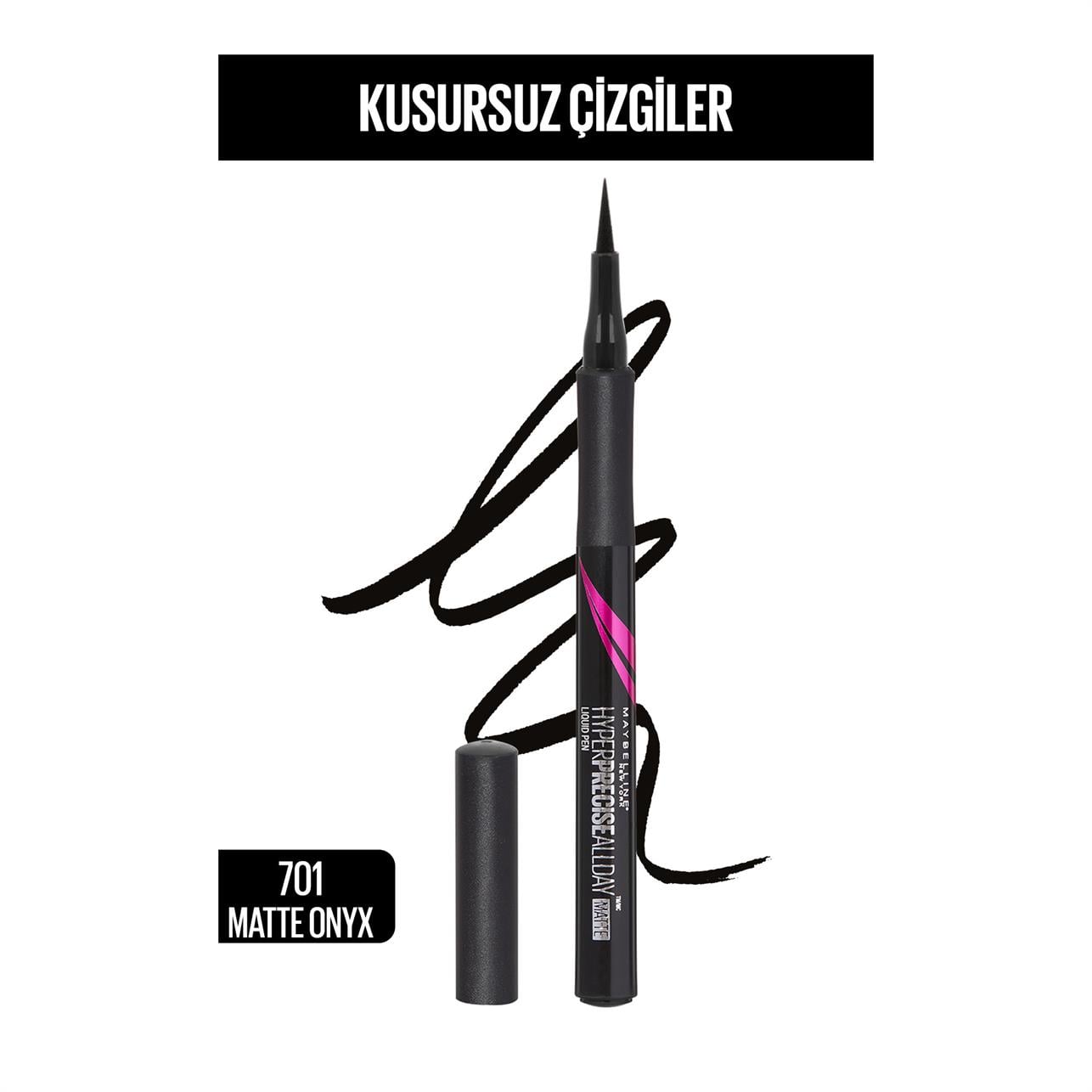 Maybelline New York Siyah Eyeliner Hyperprecise All Day Matte