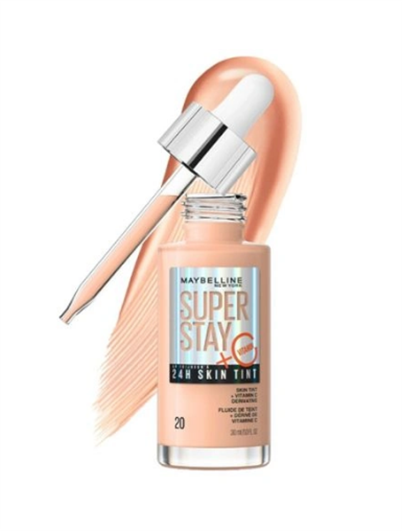 Maybelline New York Super Stay 24 H Skin Tint +C Vitamin Fondöten 20