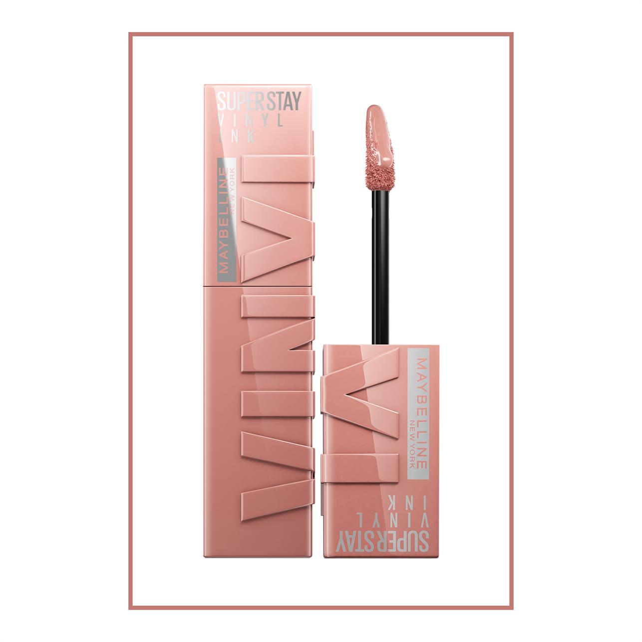 Maybelline New York Super Stay Vinyl Ink Uzun Süre Kalıcı Likit Parlak Ruj No:95 Captivated