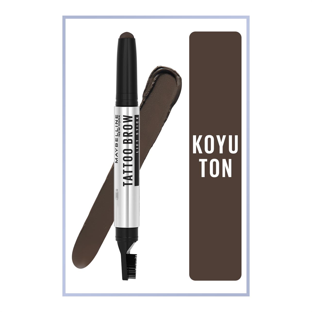 Maybelline Tattoo Brow Lift Stick Kaş Kalemi Deep Brown Koyu Ton