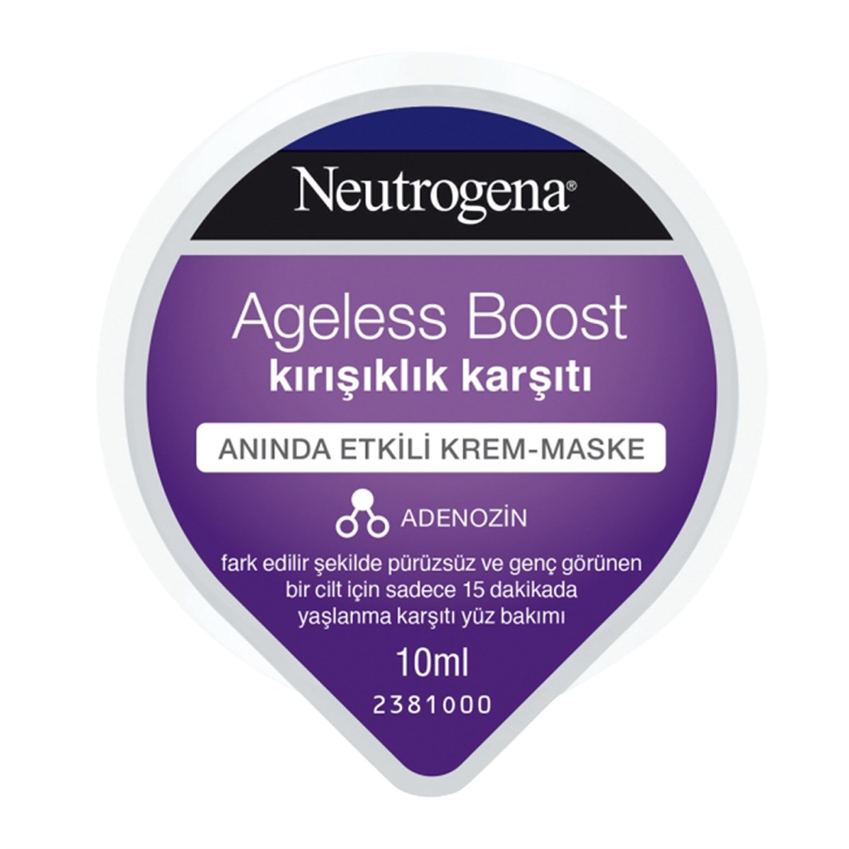 Neutrogena Ageless Boost Kırışıklık Karşıtı Anında Etkili Krem-Maske 10ml -  Platin