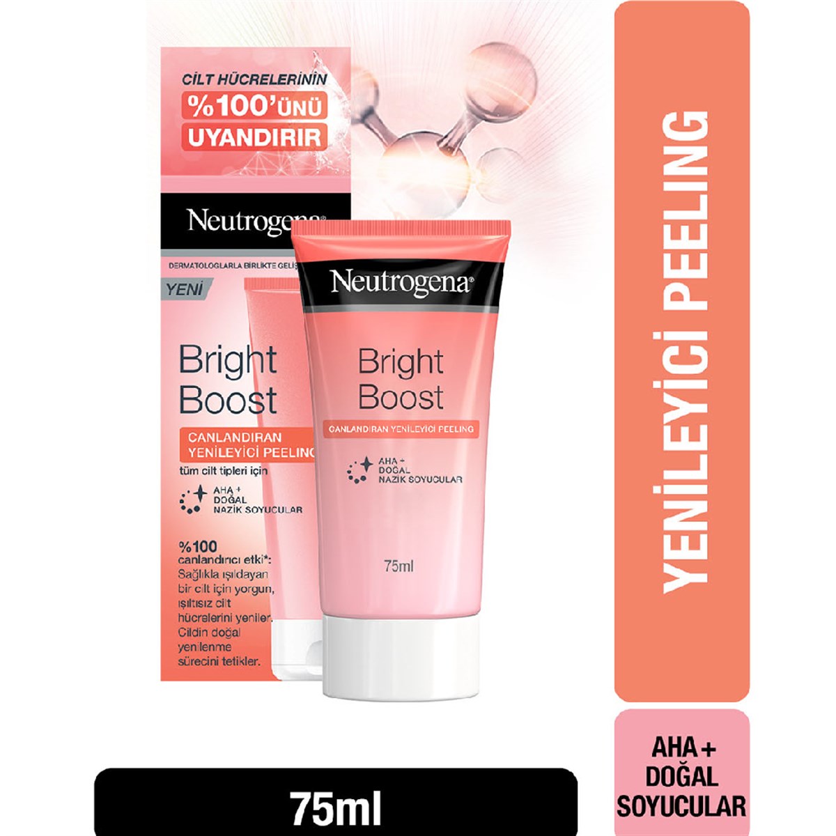 Neutrogena Bright Boost Canlandıran Yenileyici Peeling 75ml