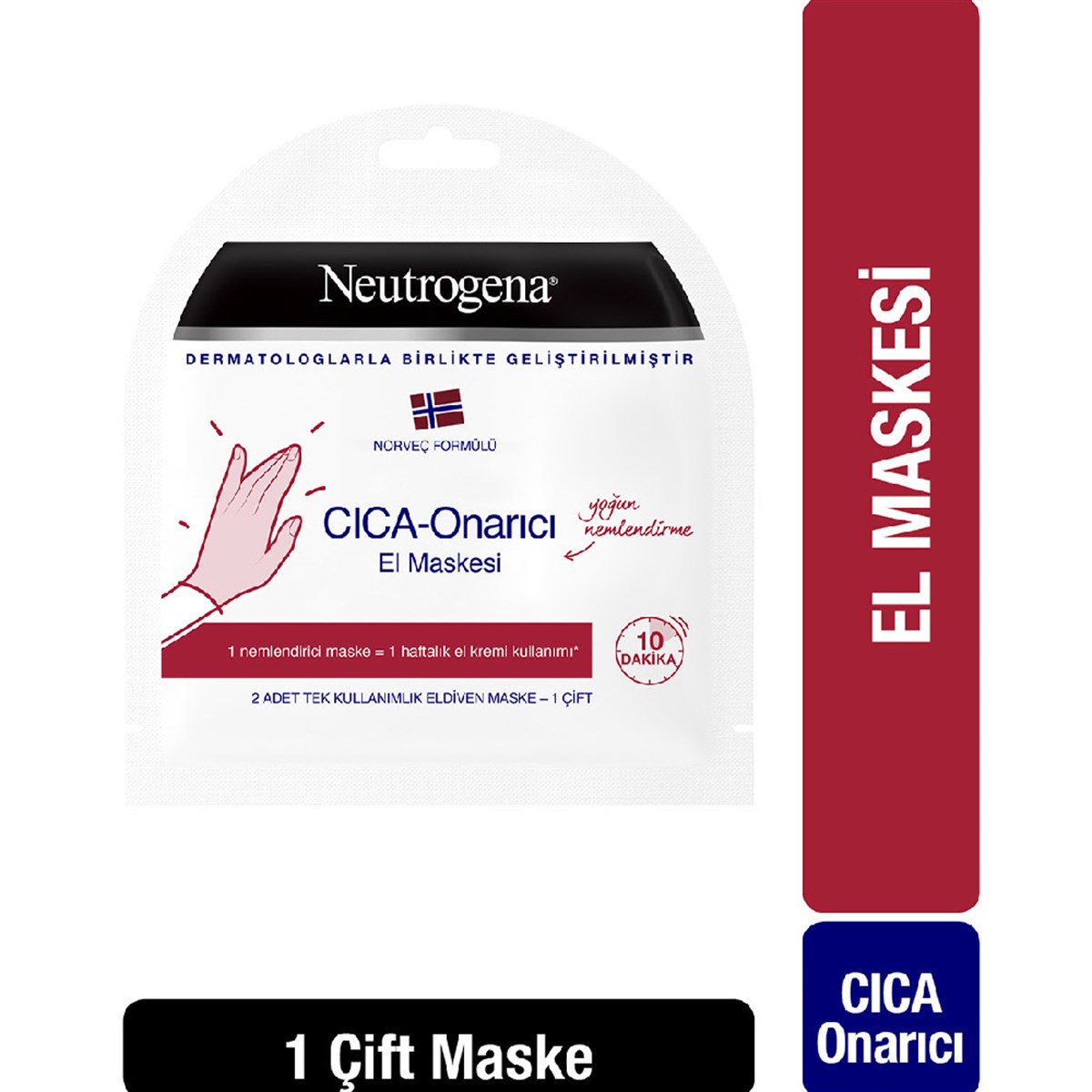 Neutrogena El Maskesi Cica Onarıcı Yoğun Nemlendirme - 1 Çift 