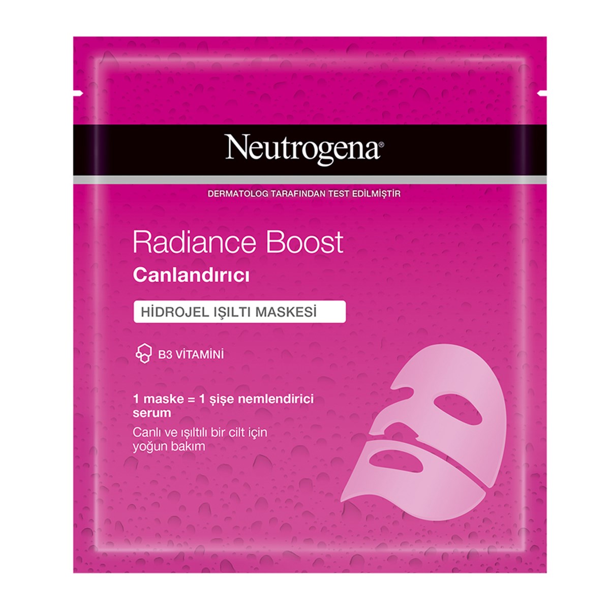 Neutrogena Radiance Boost Canlandırıcı Hidrojel Işıltı Maskesi