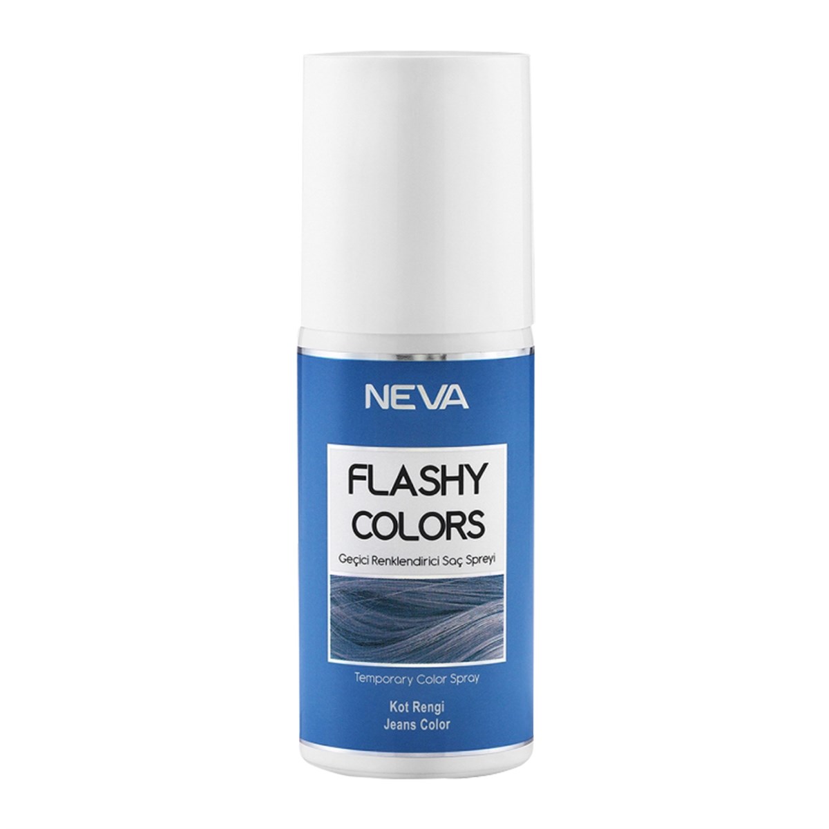 Nevacolor Flashy Colors Geçici Renklendirici Saç Spreyi Kot Rangi 75ml