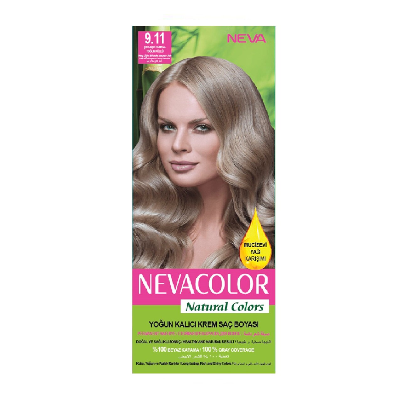 Nevacolor Natural Colors Set Boya Açık Kumral Yoğun Küllü 9.11 - Platin
