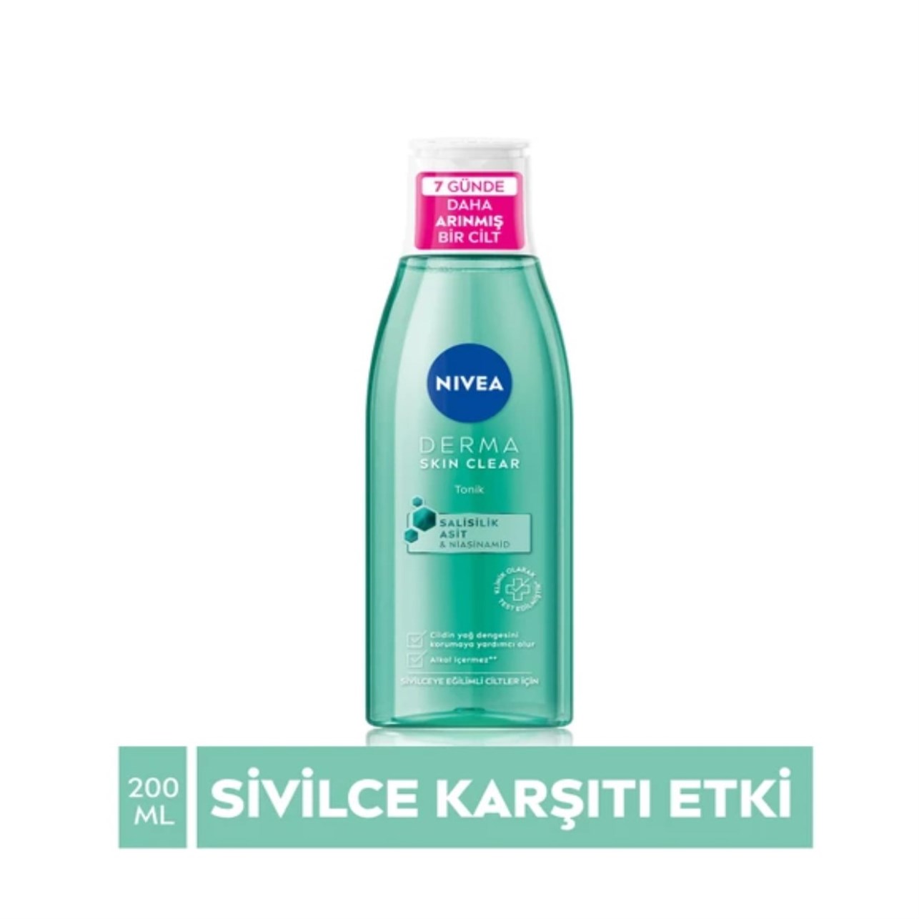 Nivea Derma Skin Clear Tonik Sivilceye Eğilimli Ciltler 200 ml