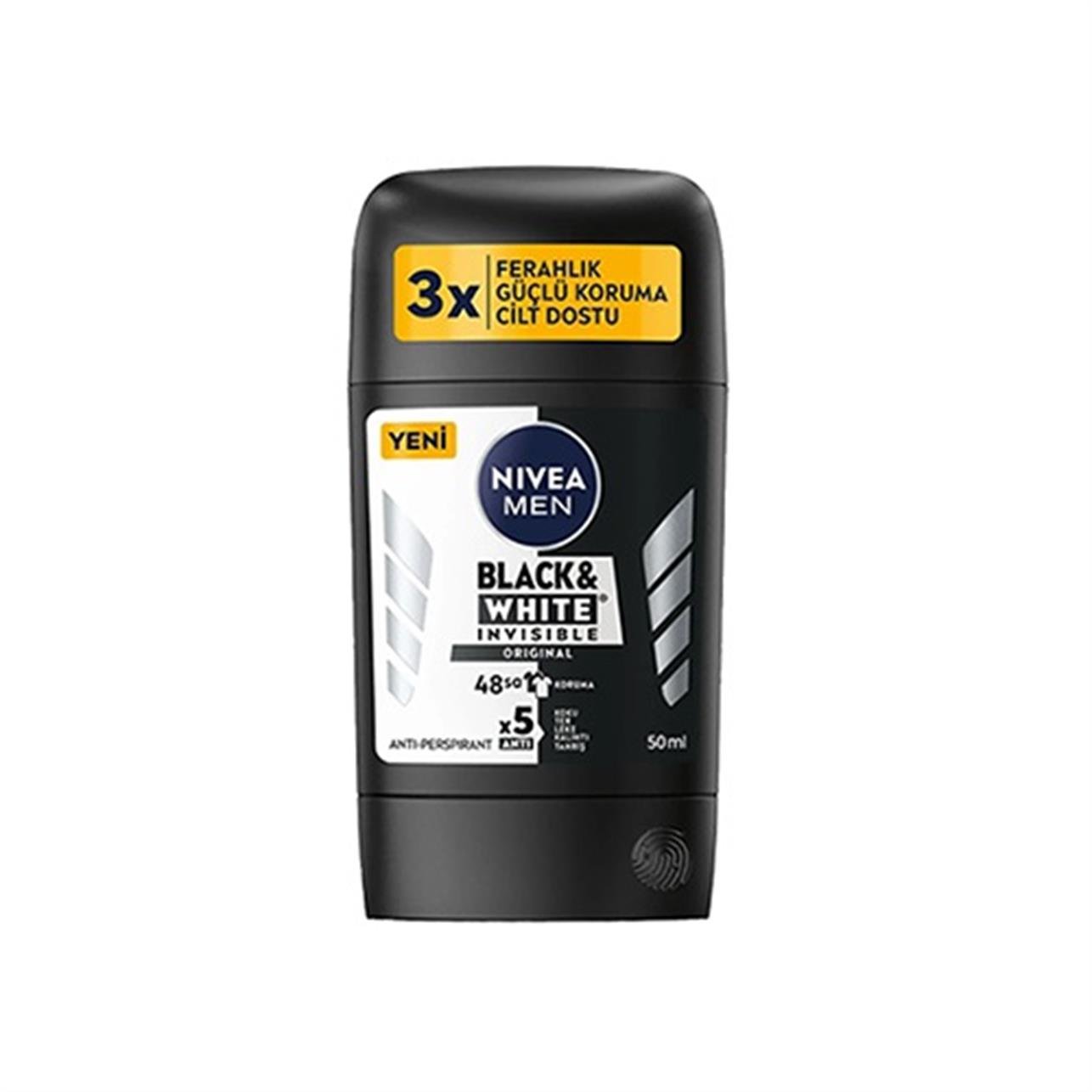 Nivea Men Stick Invisible Black&White Original 50 ml 
