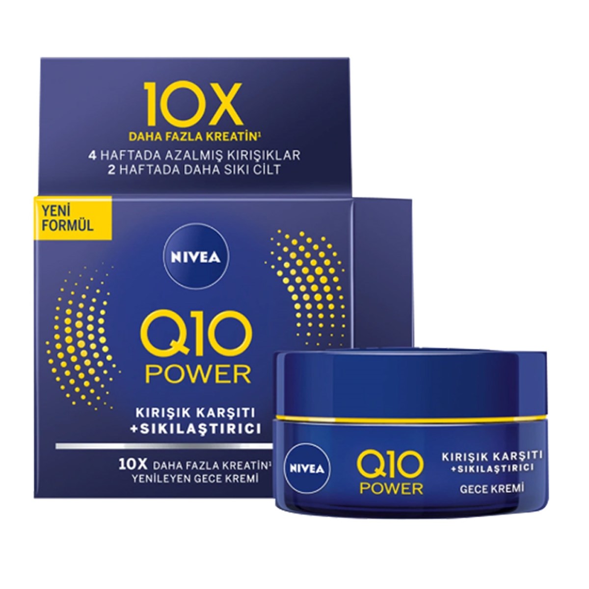 Nivea Q10 Plus Kırışıklık Karşıtı Gece Kremi 50ml