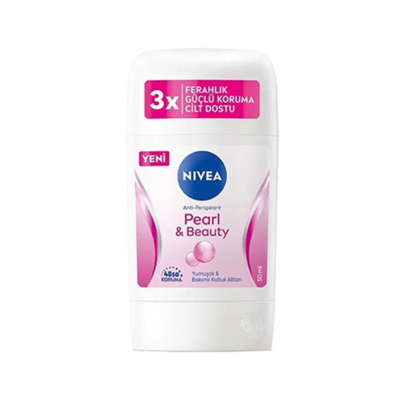 Nivea Stick Pearl&Beauty Kadın  50 ml