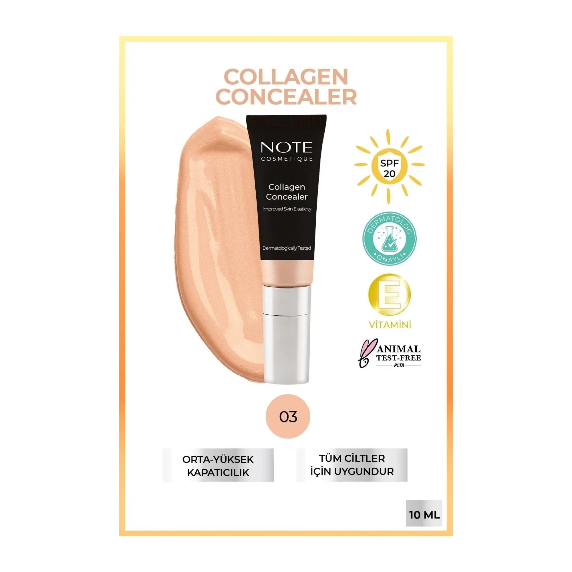 Note Collagen Concealer Kapatıcı 03	