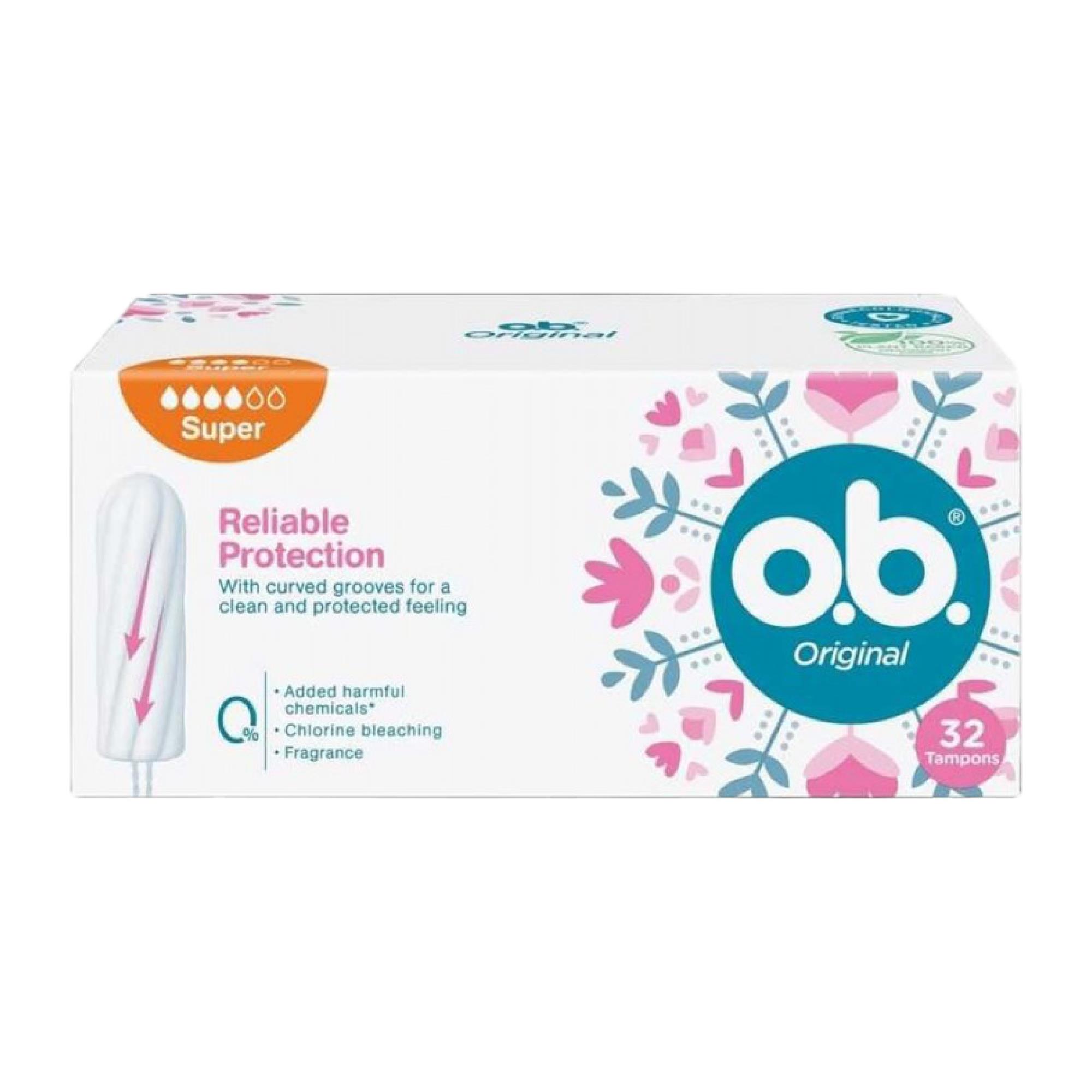 O.B. Original Tampon Super 32 'li