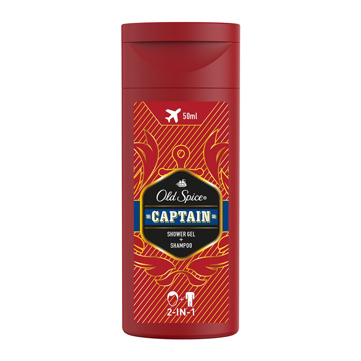 Old Spice  Duş Jeli Ve Şampuan Captain Seyahat Boyu 50 ml