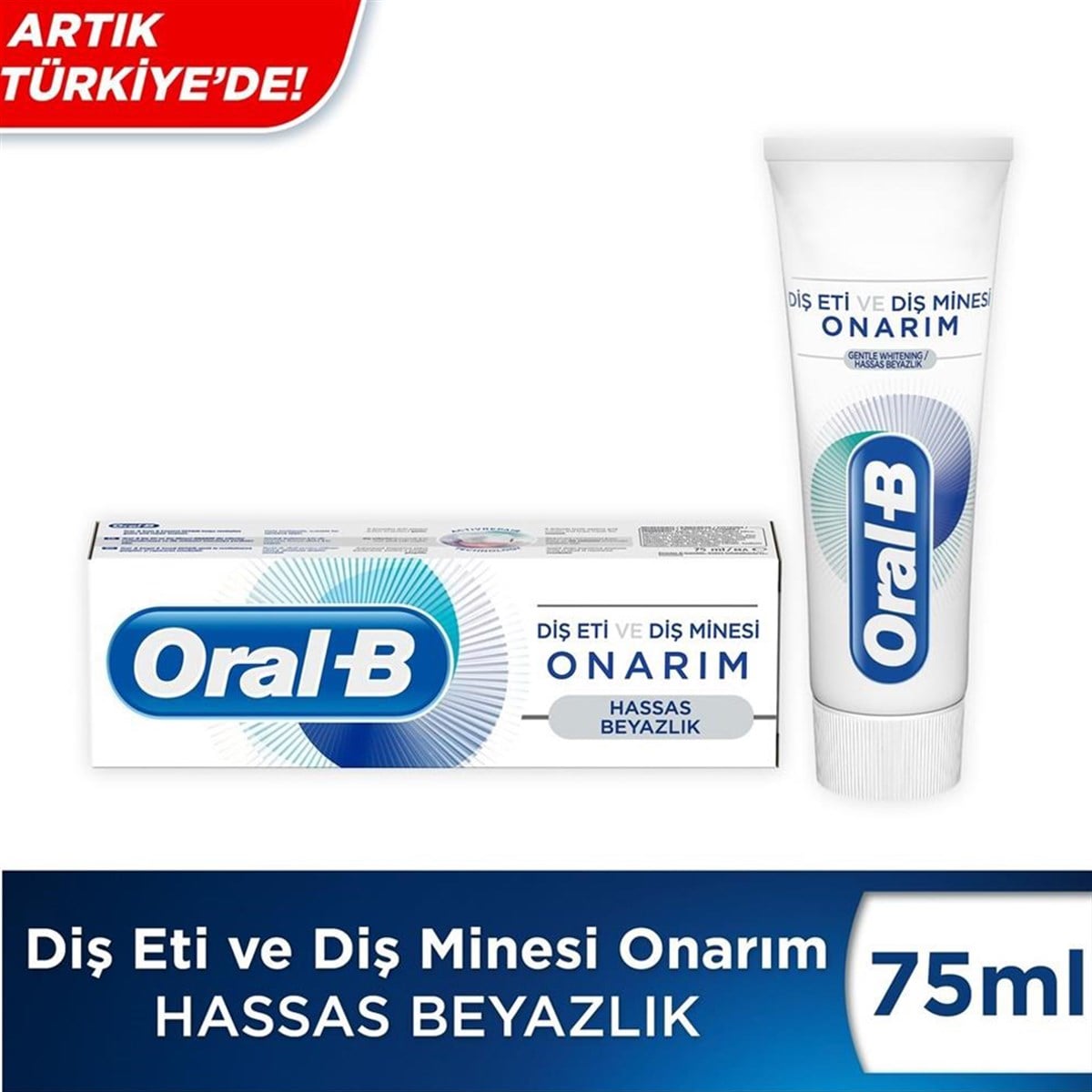 Oral-B Diş Macunu Professional  Diş Eti ve Diş Minesi Onarım  Hassas Beyazlık  
