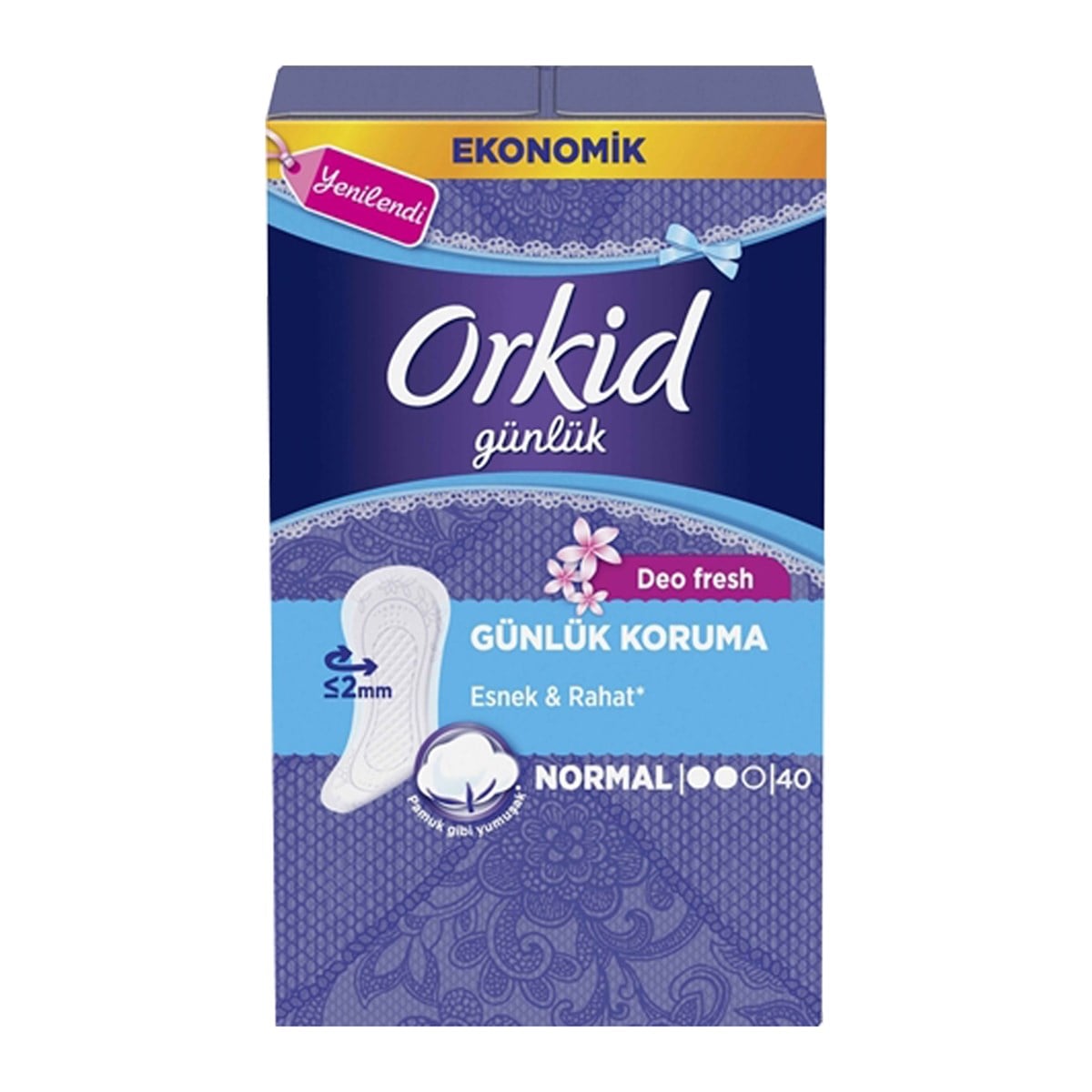 Orkid Günlük Koruma Deo Fresh Normal 40'lı