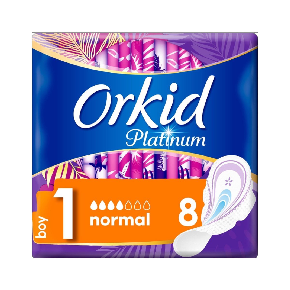 Orkid Platinum Hijyenik Ped Ultra Normal 8'li