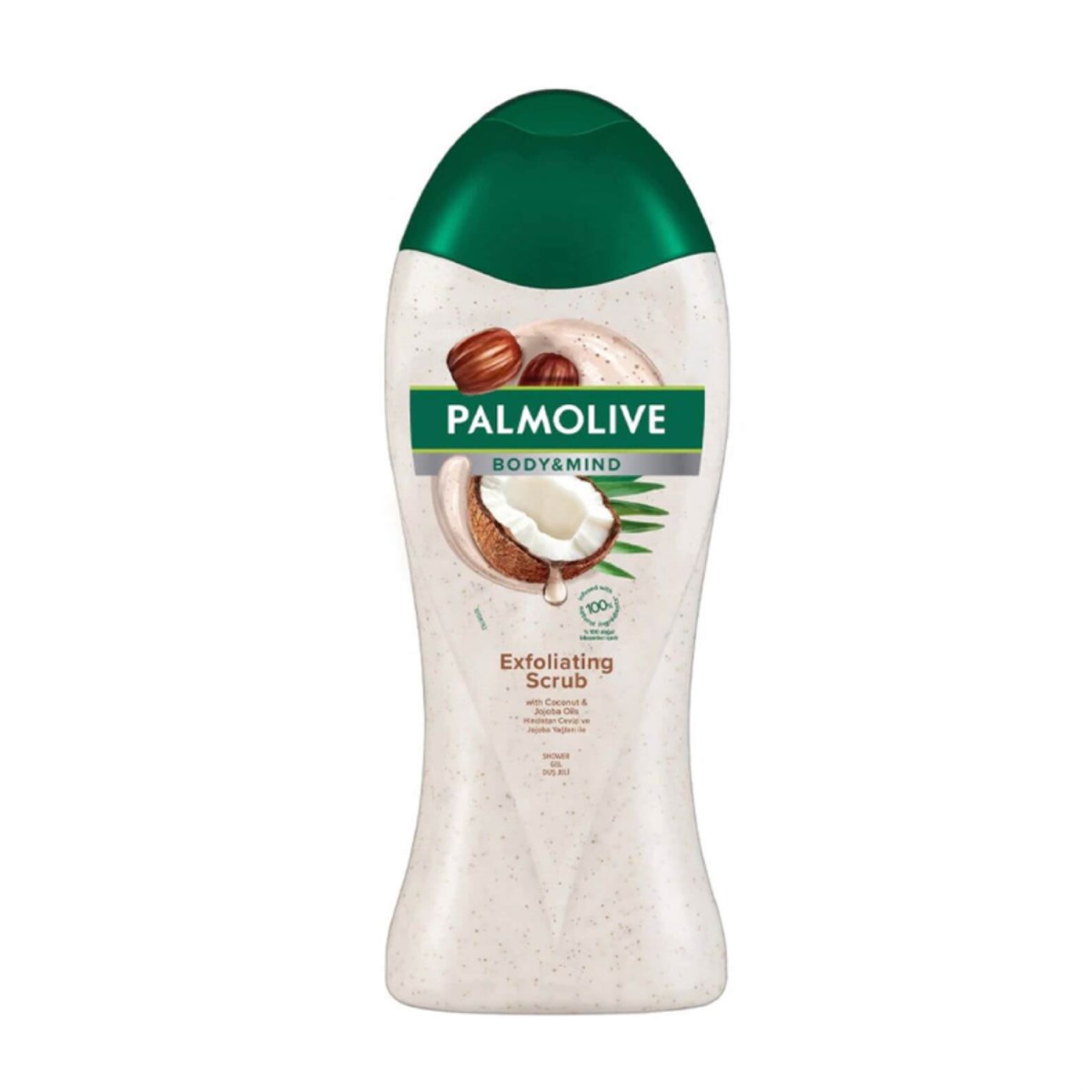 Palmolive Duş Jeli Body&Mind Exfoliating Scrub Hindistan Cevizi ve Jojoba Yağları 500ml