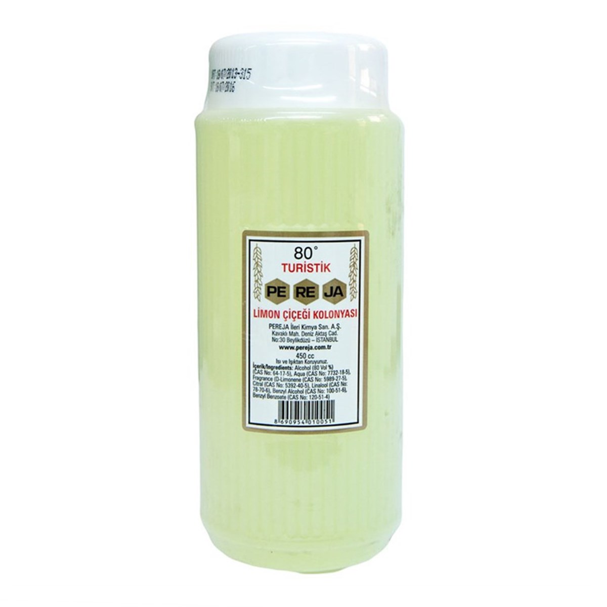Pereja Limon Çiceği Kolonyası 450 ml - Platin