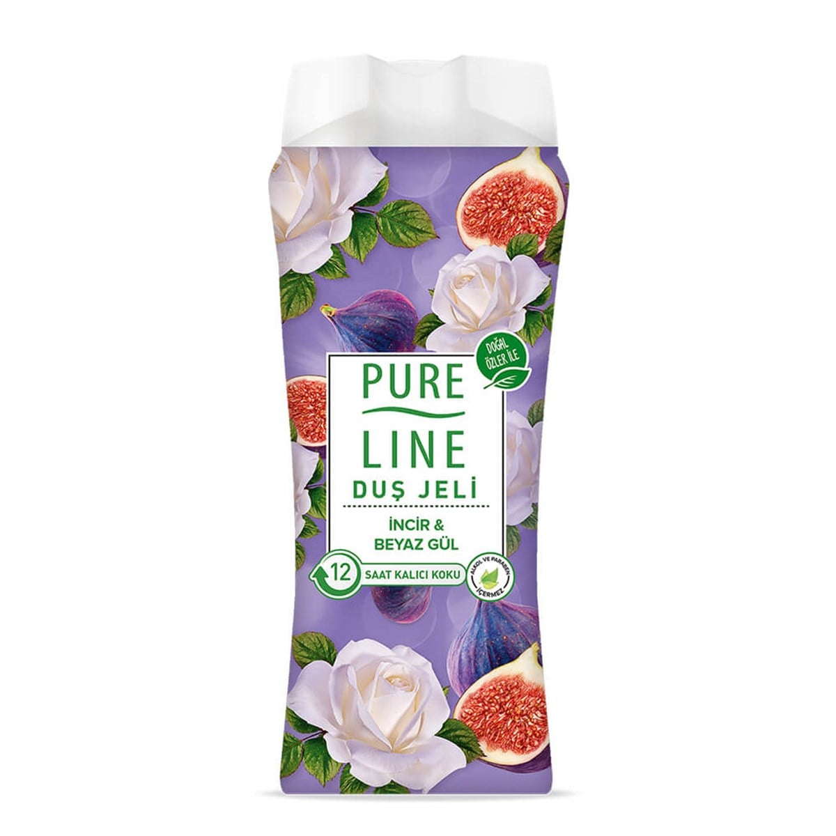 Pure Line Duş Jeli İncir ve Beyaz Gül 400 Ml 