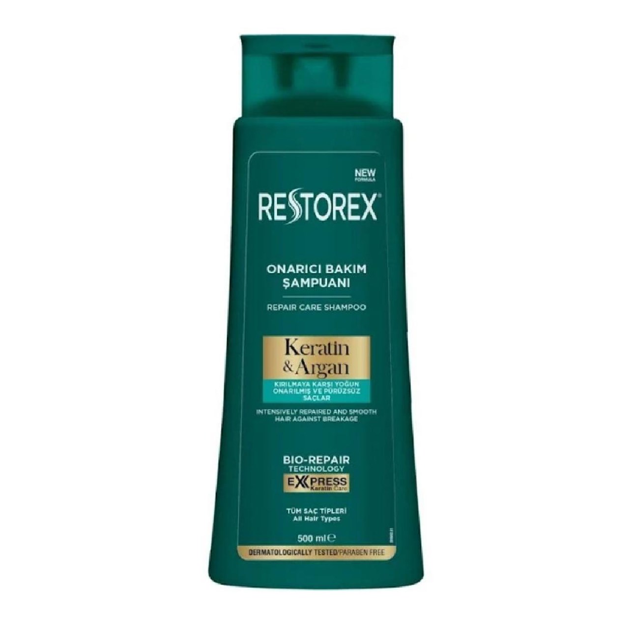 Restorex  Keratin & Argan Onarıcı Bakım Şampuanı 500 ml 