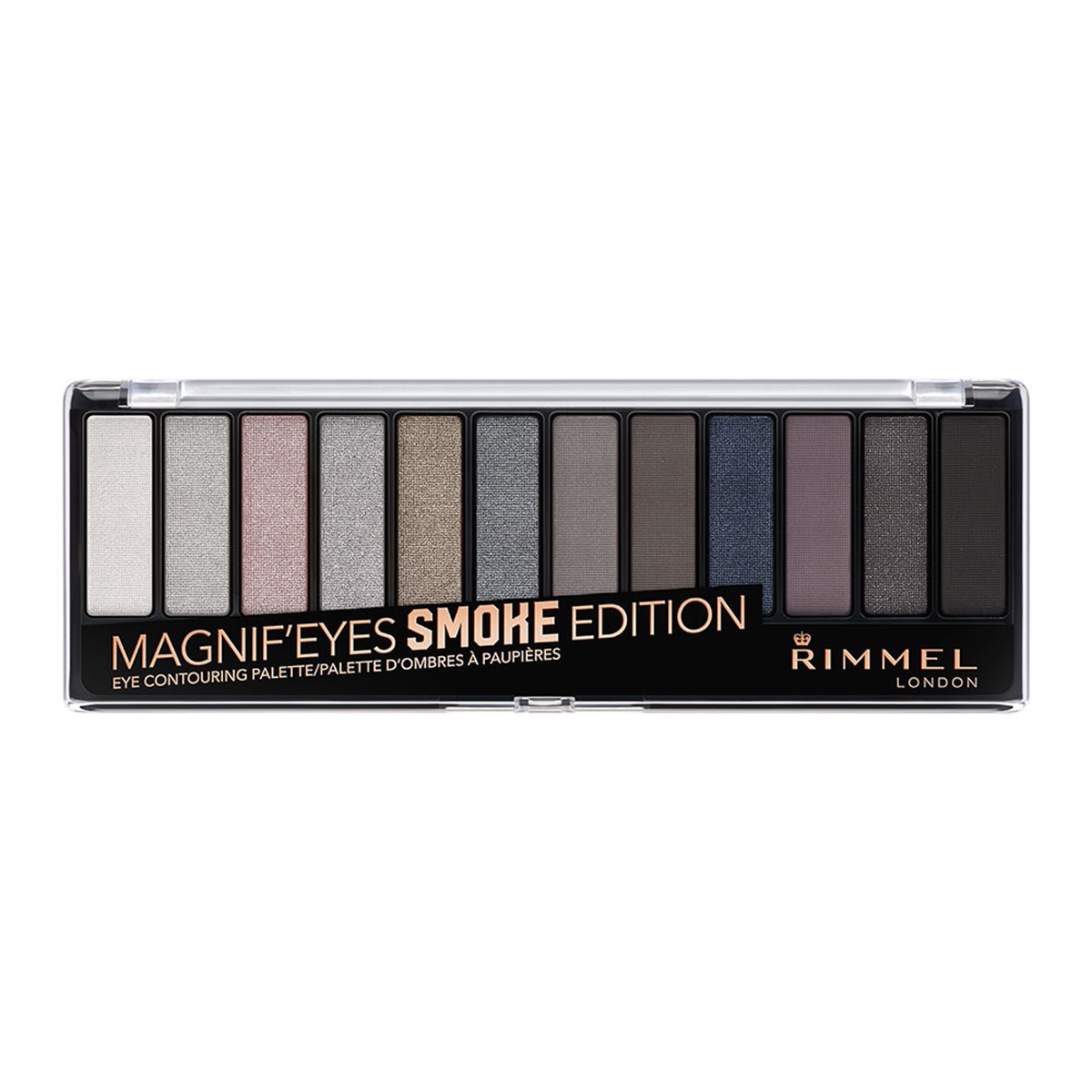 Rimmel Magnif'eyes Eyeshadow 12'li Far Paleti Smoke