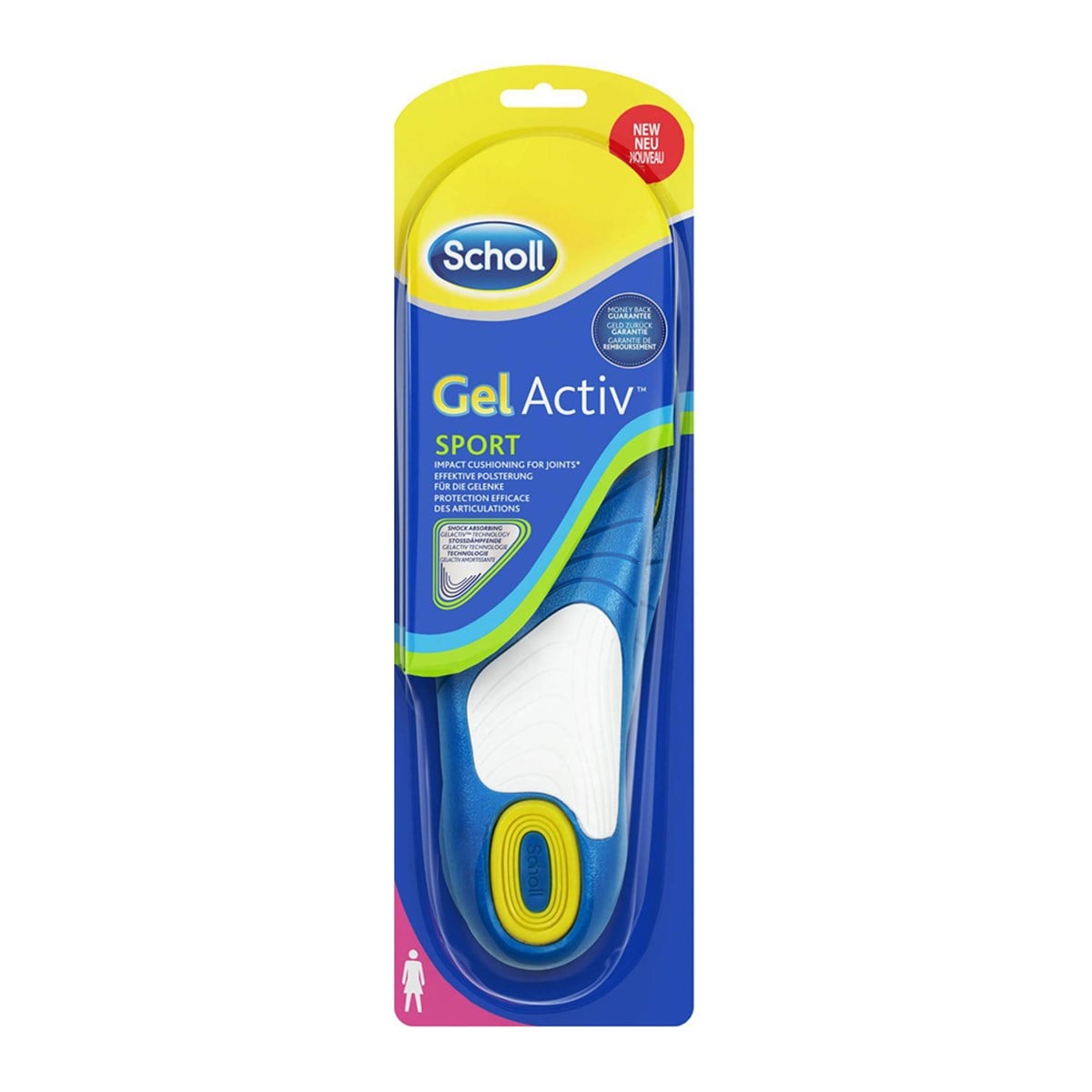 Scholl Gel Activ Sport Spor Tabanlığı Kadın/35.5 - 40.5