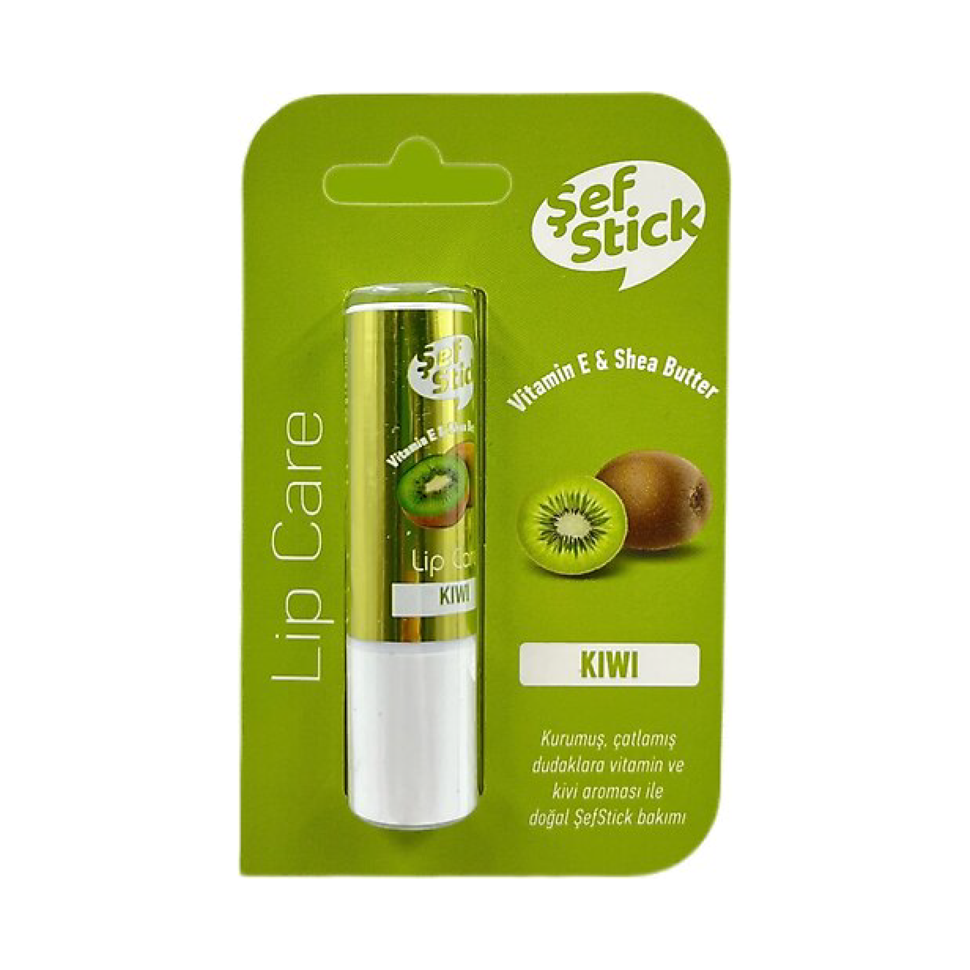 Şef Stick Lip Care Kivi
