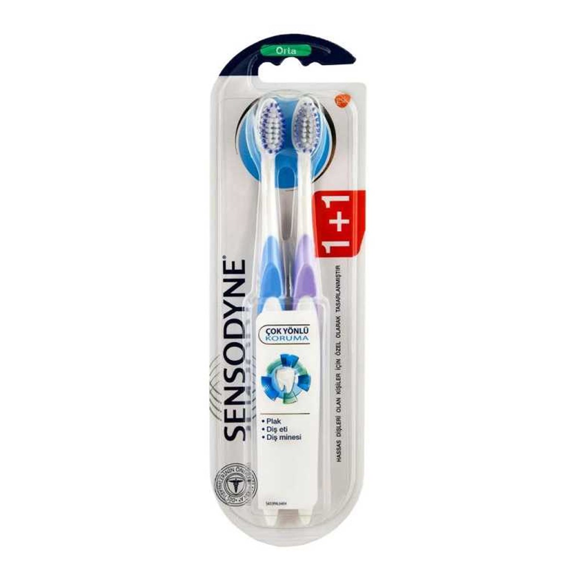 Sensodyne Çok Yönlü Koruma Diş Fırçası 1+1 Orta