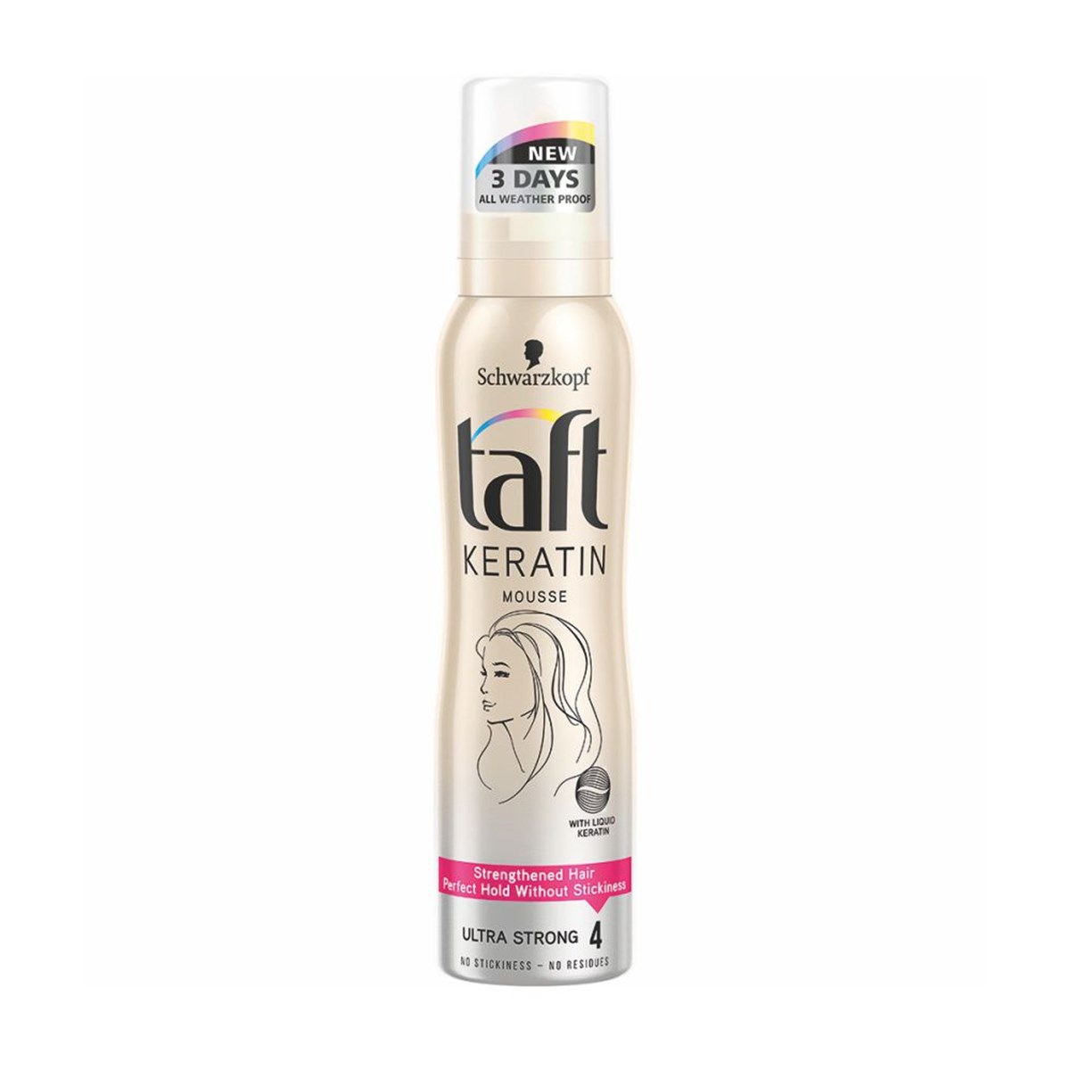 Taft Keratin Ultra Güçlü Saç Köpüğü 150 Ml
